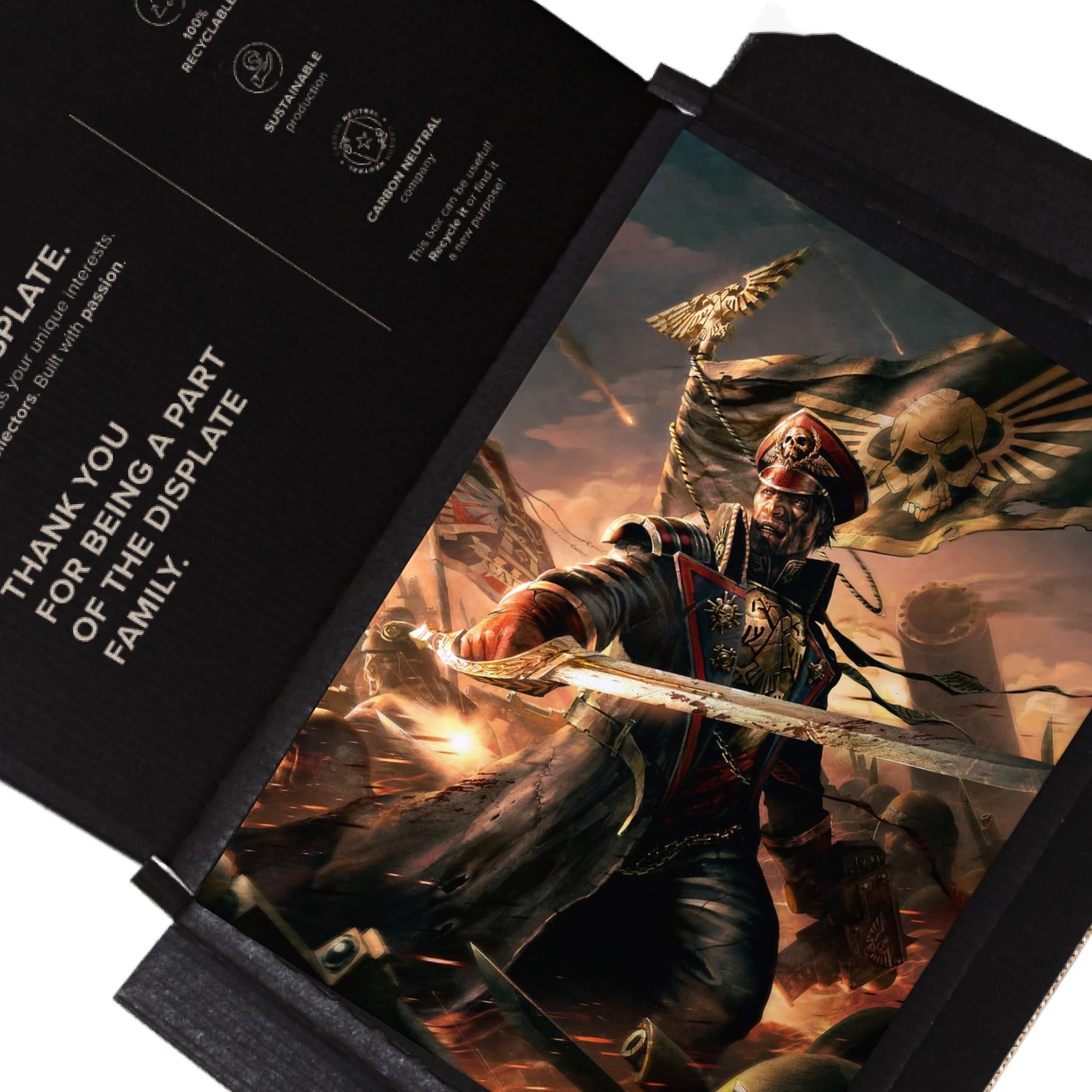 Displate - Poster in metallo - Wall Art - Warhammer - Warhammer 40,000 Art Astra Militarum - Dimensione L - 67,5 x 48 cm Matt