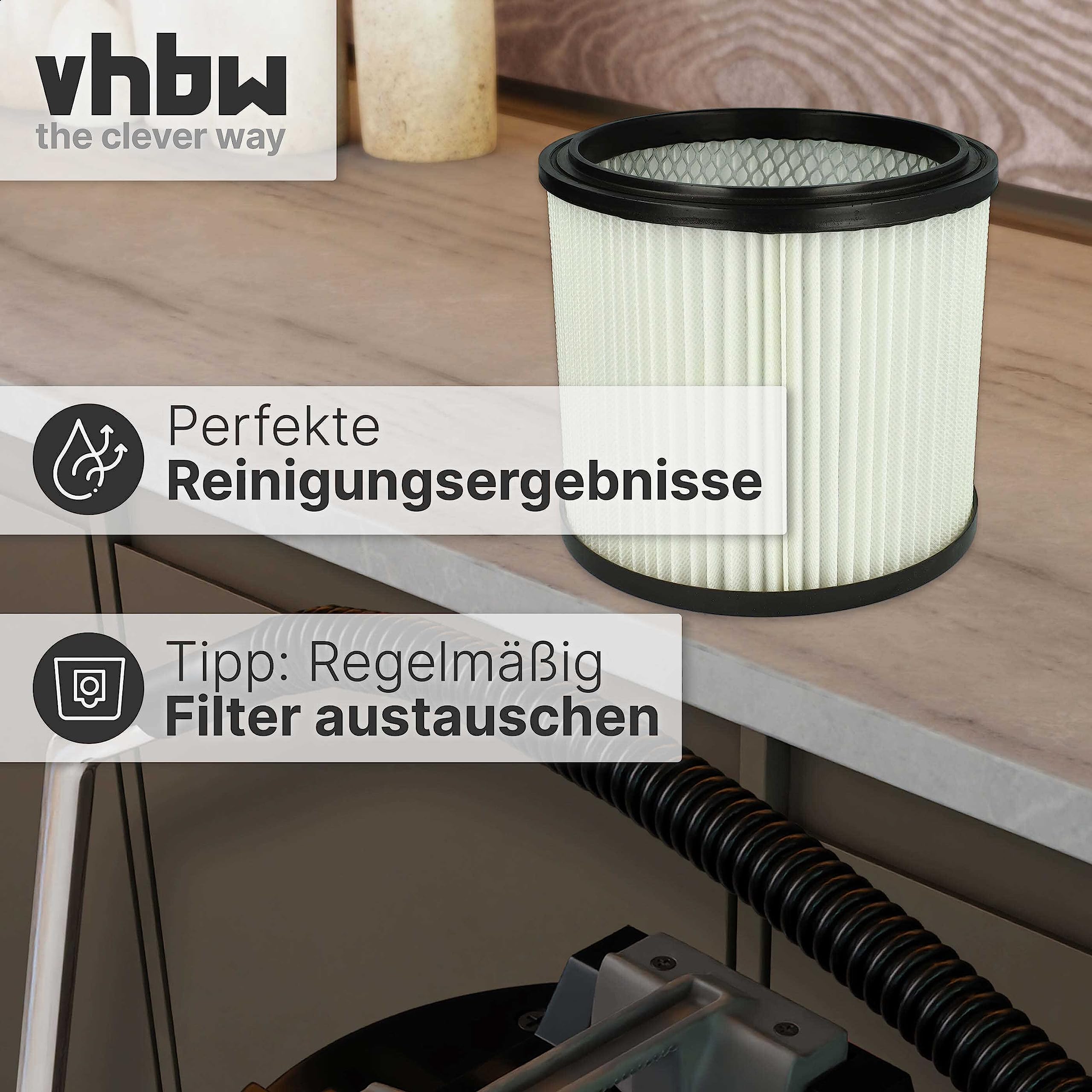 Vhbw 10x filtro a pieghe piatte compatibile con Mauk NTS 20 aspirapolvere - Cartuccia filtrante | Leroy Merlin