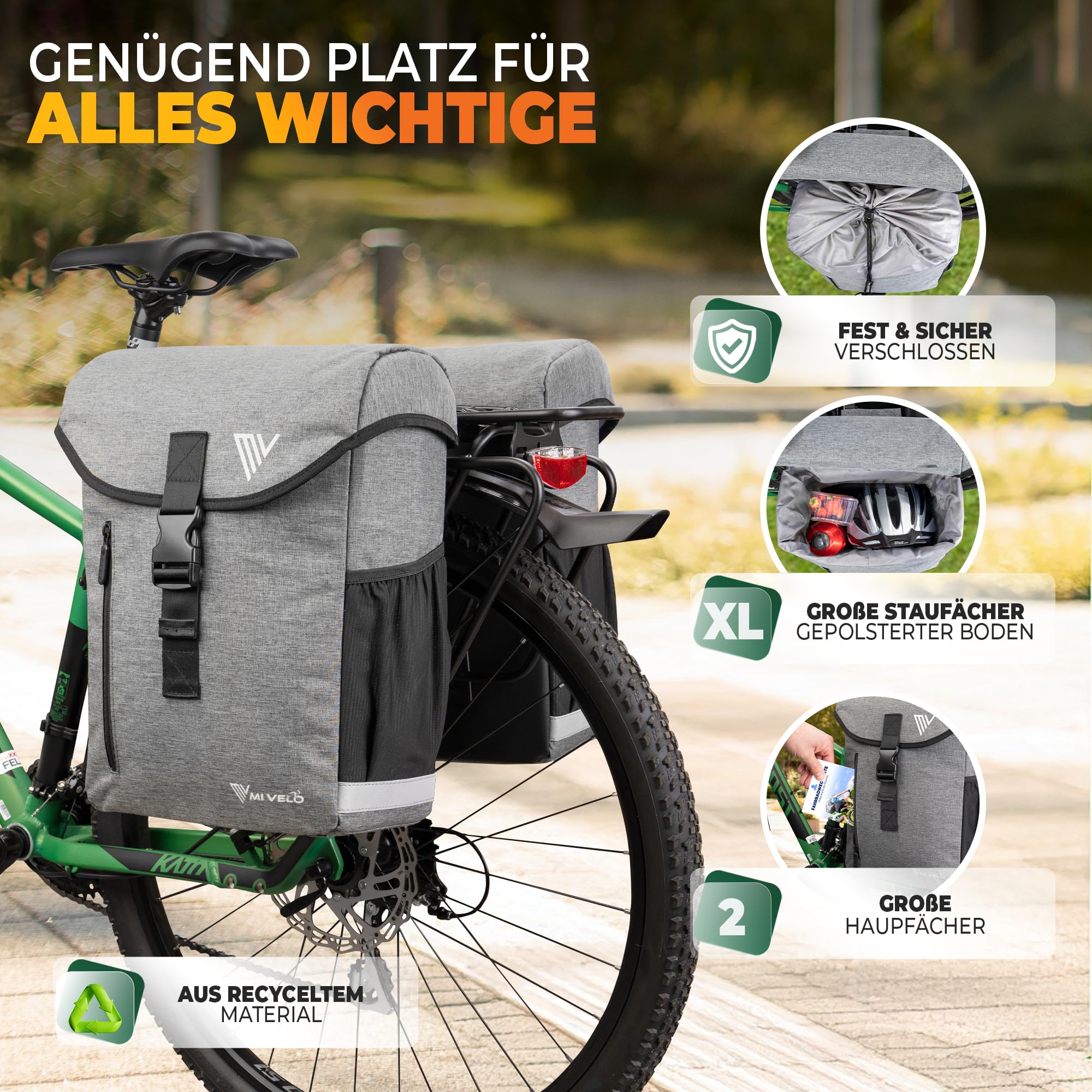 Mivelo Fahrradtasche Preisvergleich - Bei