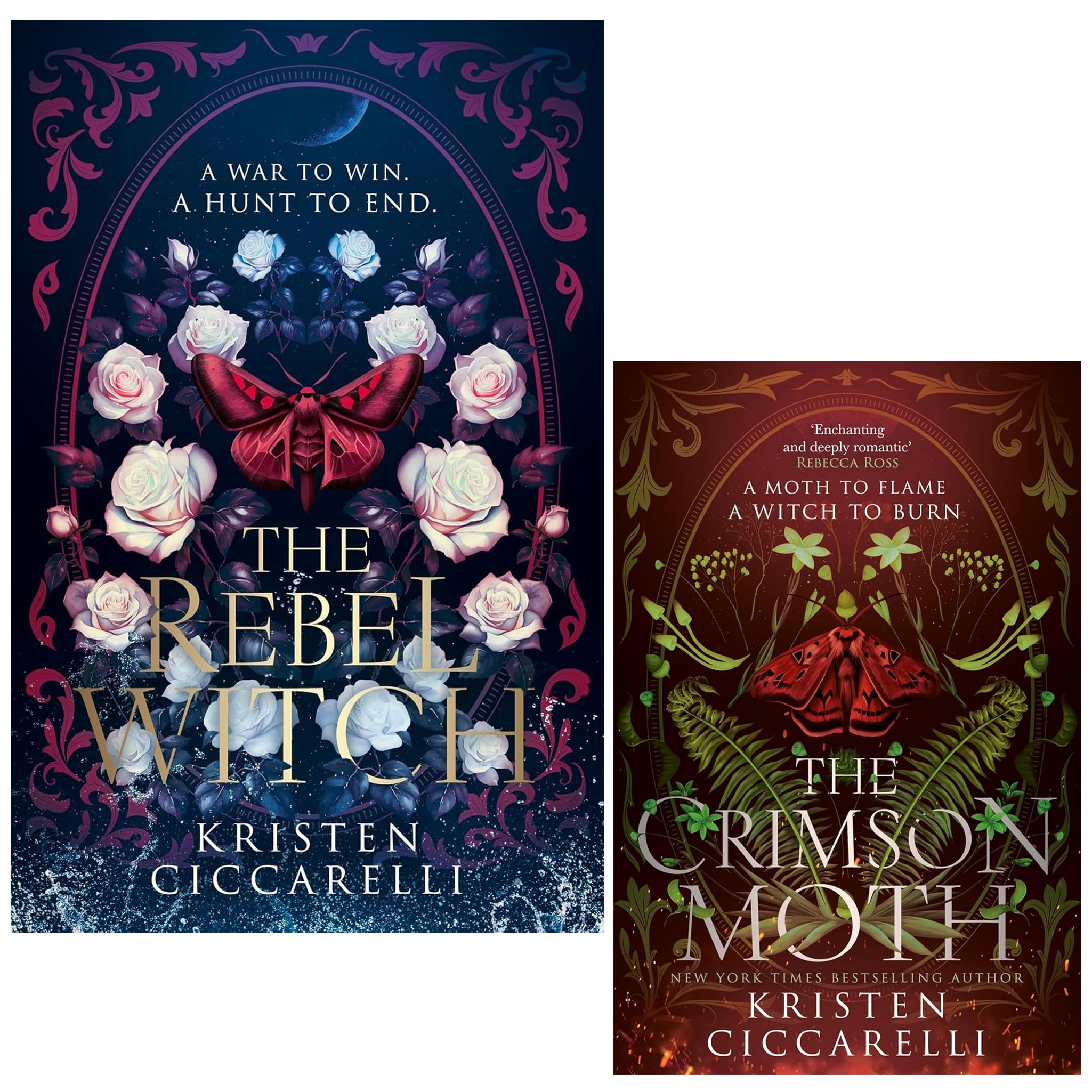 The Crimson Moth Series (Heartless Hunter) by Kristen Ciccarelli 2 Books Collection Set (The Rebel Witch [Hardback] & The Crimson Moth) Paperback – 27 Feb. 2025