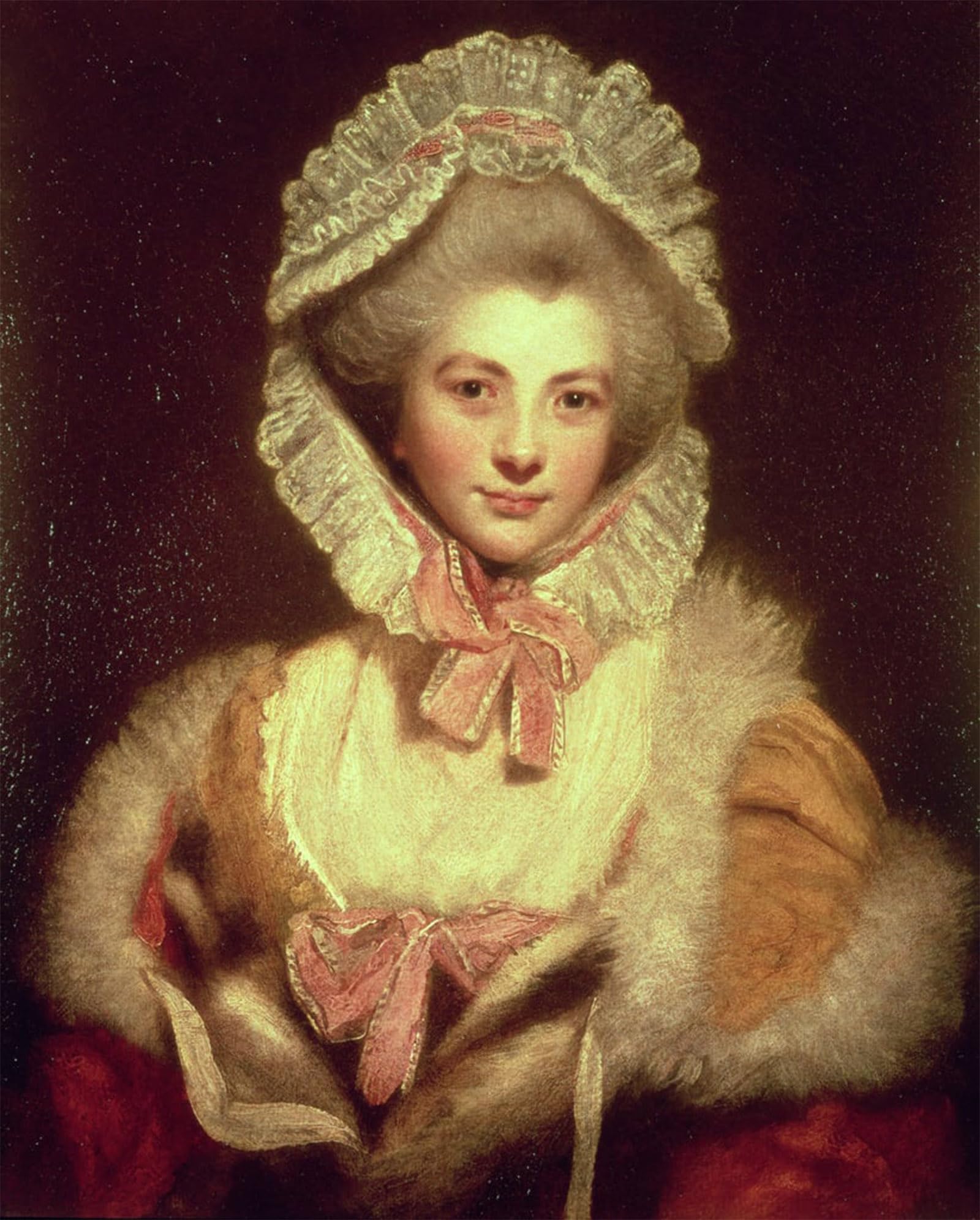 ARTXLXXBN Famous Art Print Poster Vintage Wall Art Countess Lavinia Spencer by Joshua Reynolds Canvas Art Poster for Home Decor 60x90cm