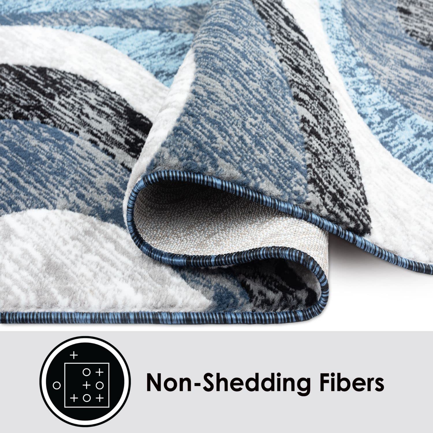 5'3"x7'2" Home Dynamix Catalina Huron Contemporary Abstract Swirl Area