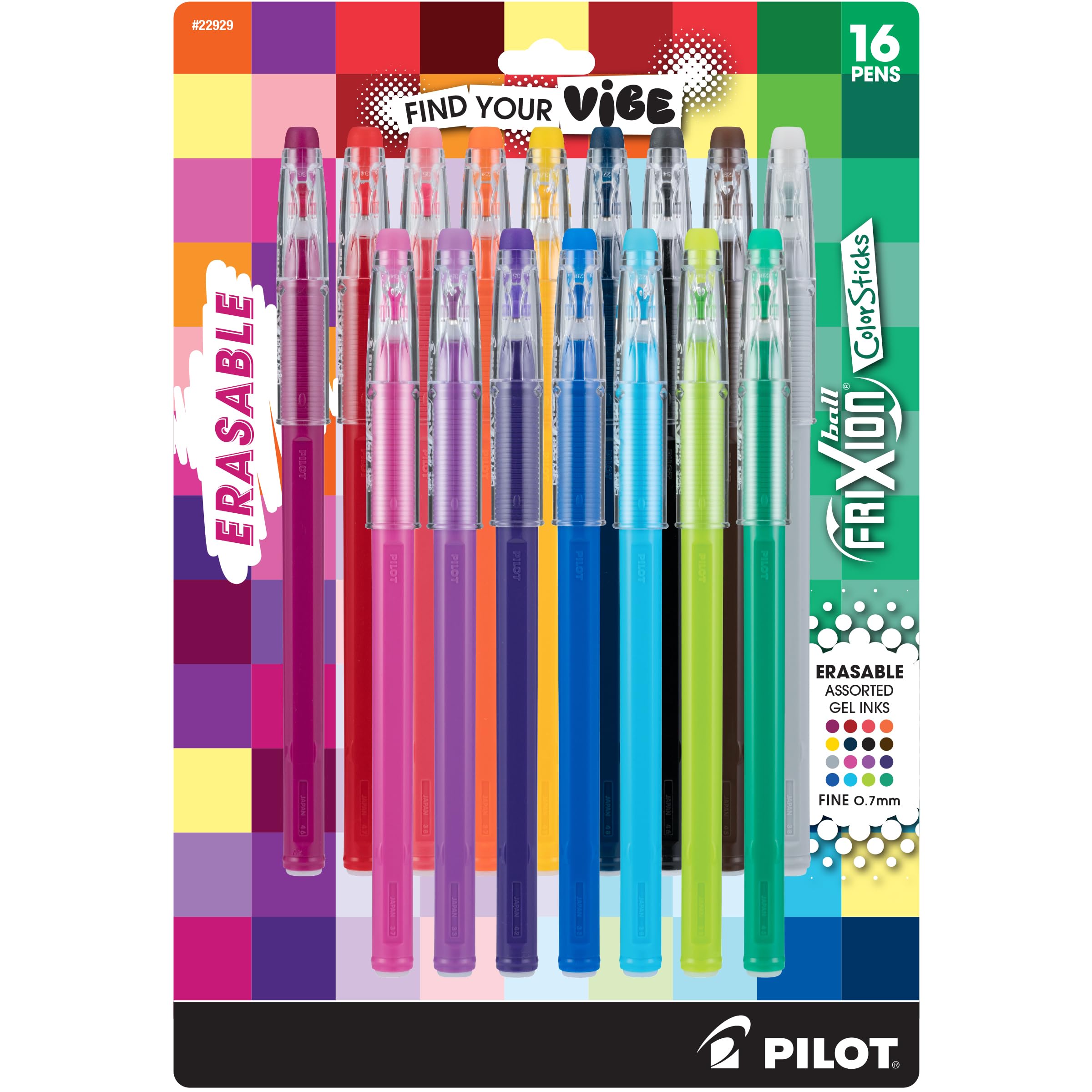 Amazon.com: PILOT, 16 Pack, Assorted Pink/Purple, Blue/Green, and