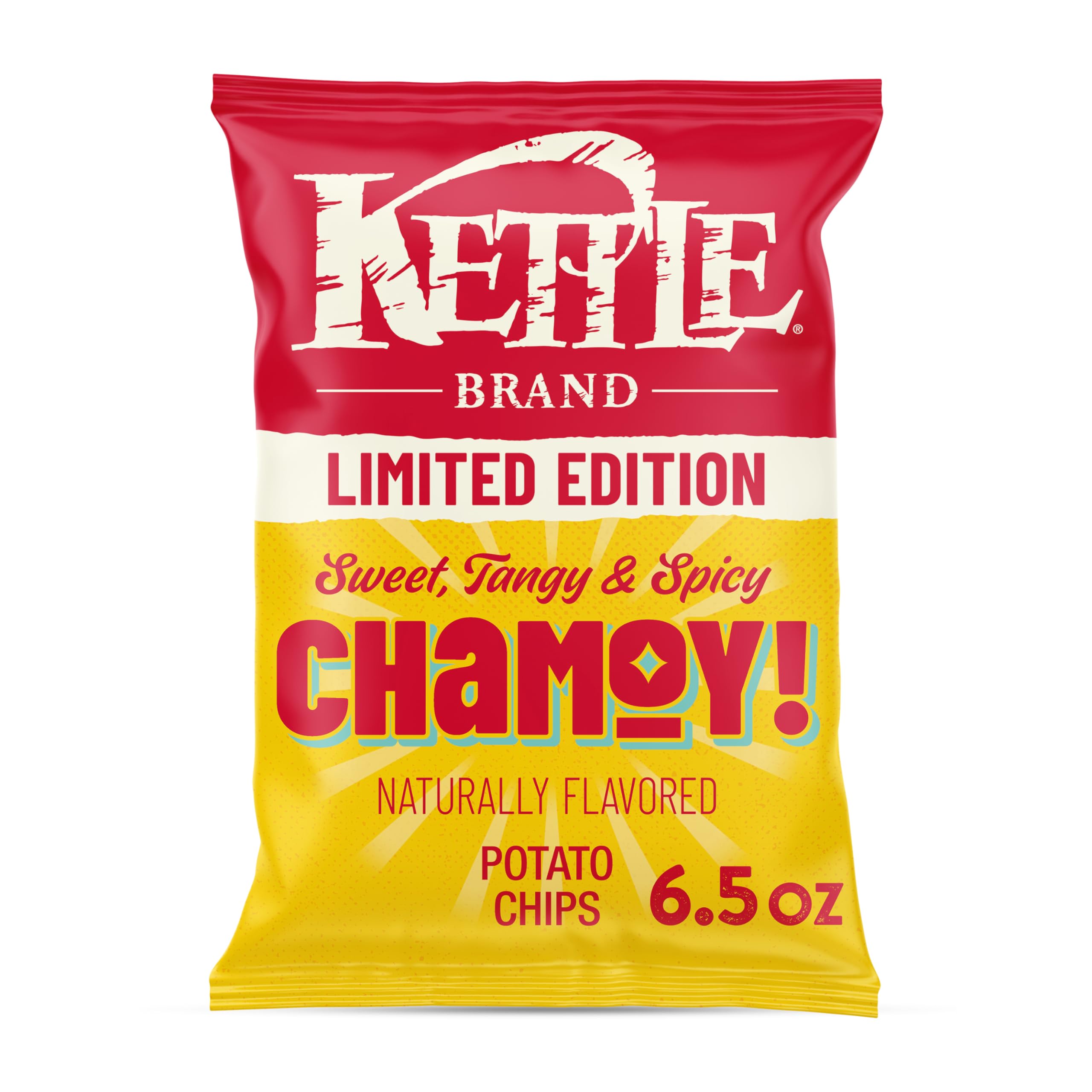 Kettle Brand Limited Edition Chamoy Flavored Potato Chips, 6.5 Oz Bag
