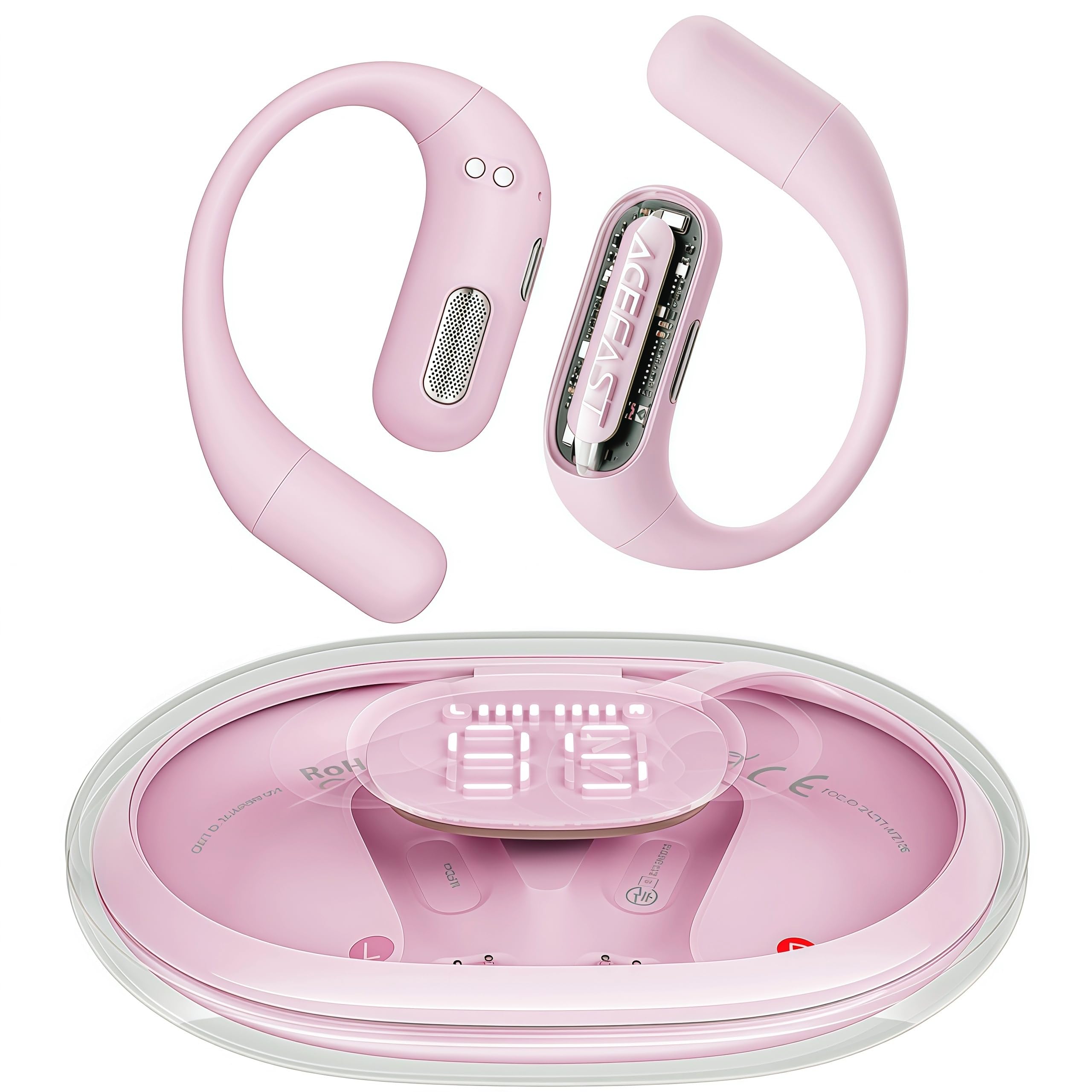 acefit pro open-ear headphones with night safety mode