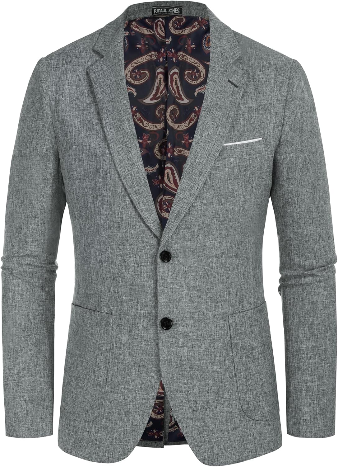 PJ PAUL JONES Mens Casual Sport Coat Blazer Two Buttons Lightweight Business Jackets - Image 6