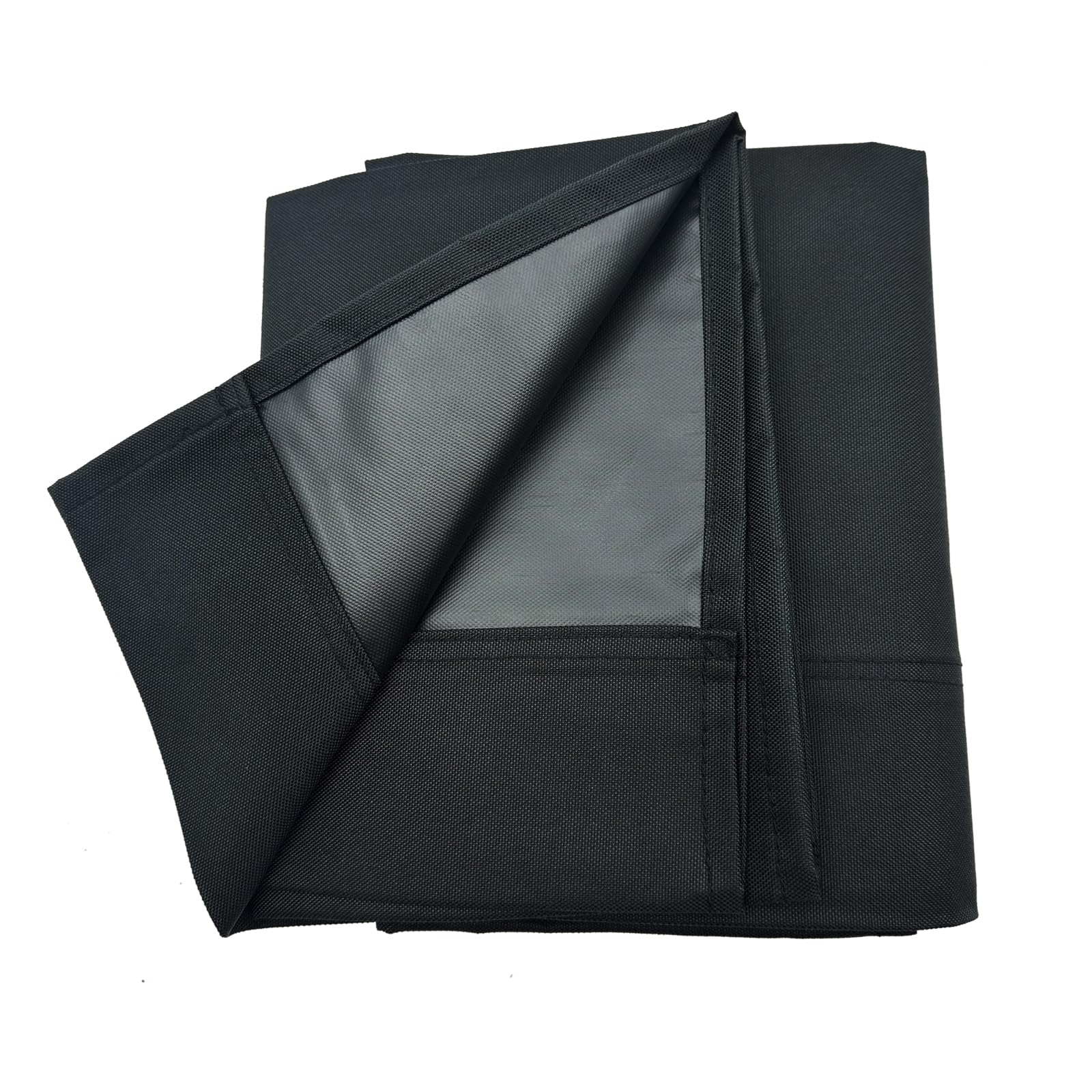 Housse de rechange pour balancelle de jardin 2 et 3 places, en tissu Oxford 900D, imperméable et indéchirable, pour balancelle de jardin 2 et 3 places, noir, 138 x 50 x 50 cm