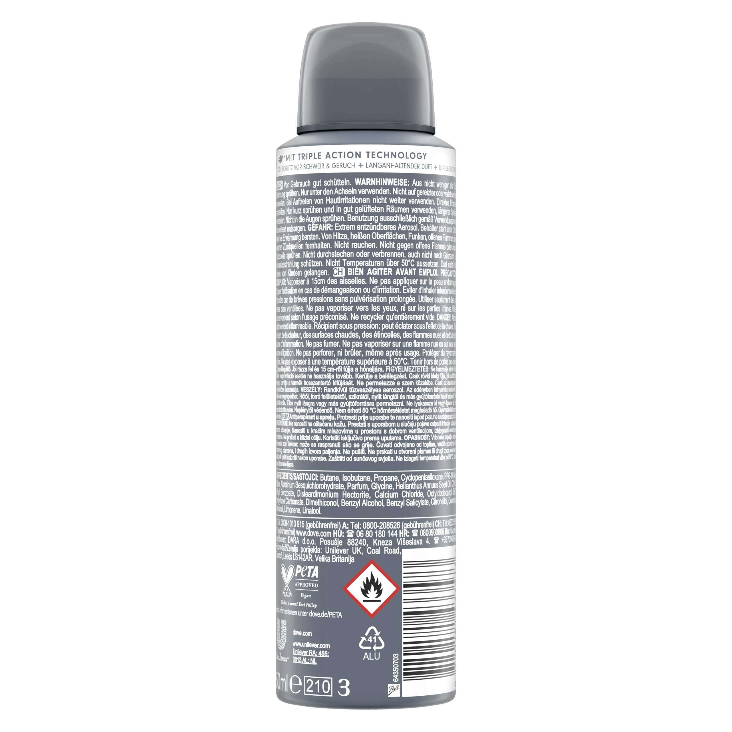 Dove Men + Care Advanced Dezodorant, 150 ml