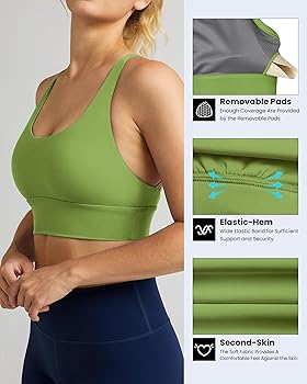 Salsation Criss Cross Bra Green Tiedy（M） GYM RAINBOW