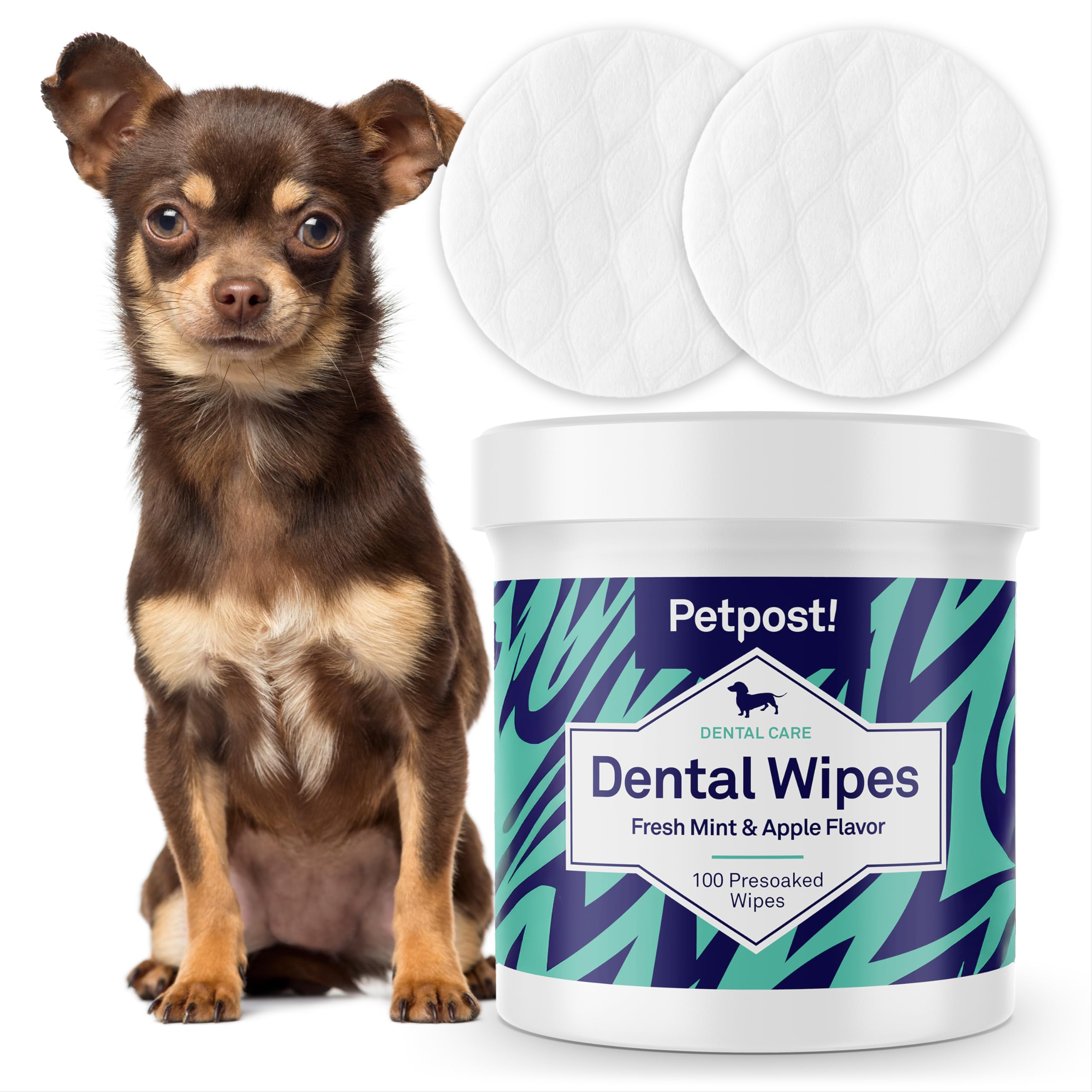 Petpost Dental Wipes for Dogs