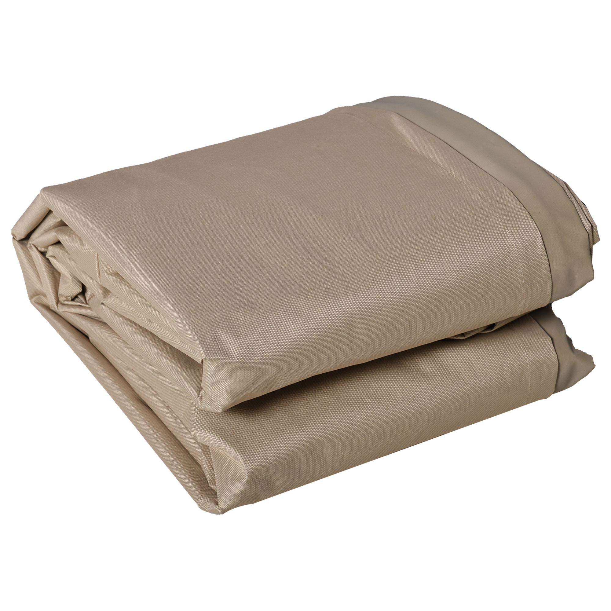 Outsunny Abdeckung für Gartenmöbel 600D 275 x 205 x 90 cm Beige