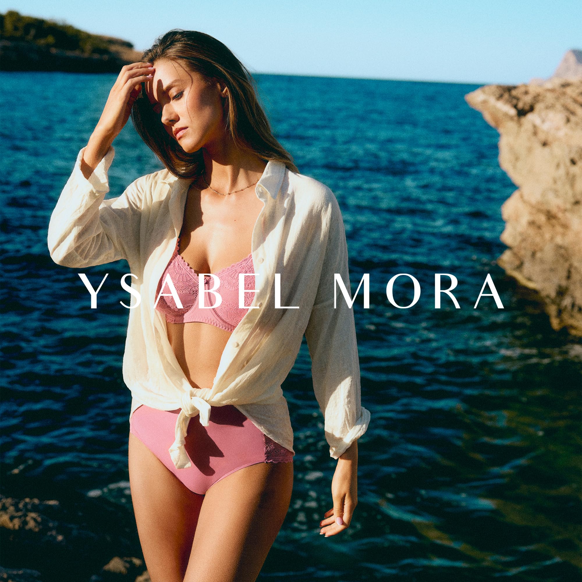 YSABEL MORA - Sujetador Escote Espalda Negro