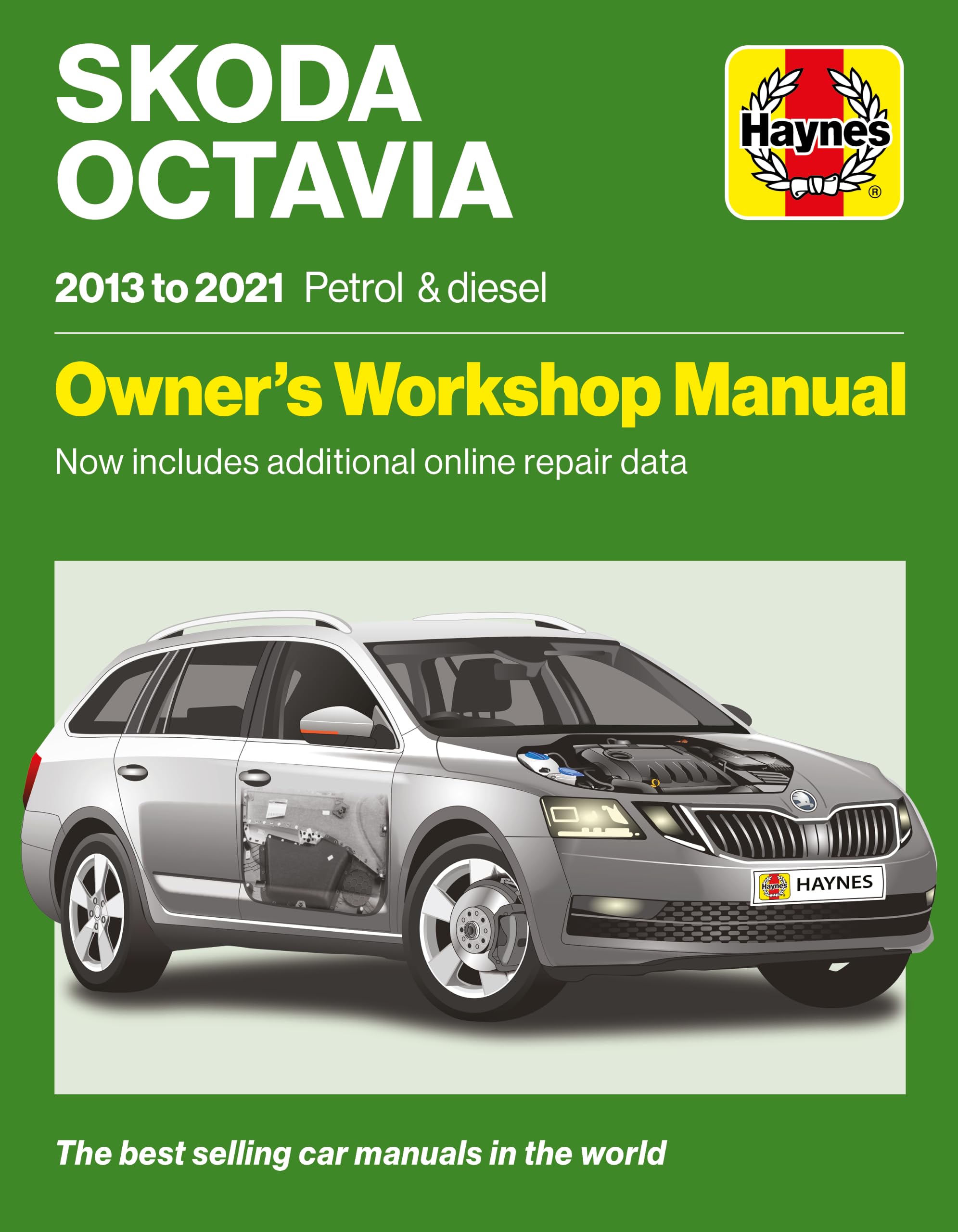 Skoda Octavia 2013 to 2021 Petrol & Diesel: Owners Workshop Manual - Now includes additional online repair data
