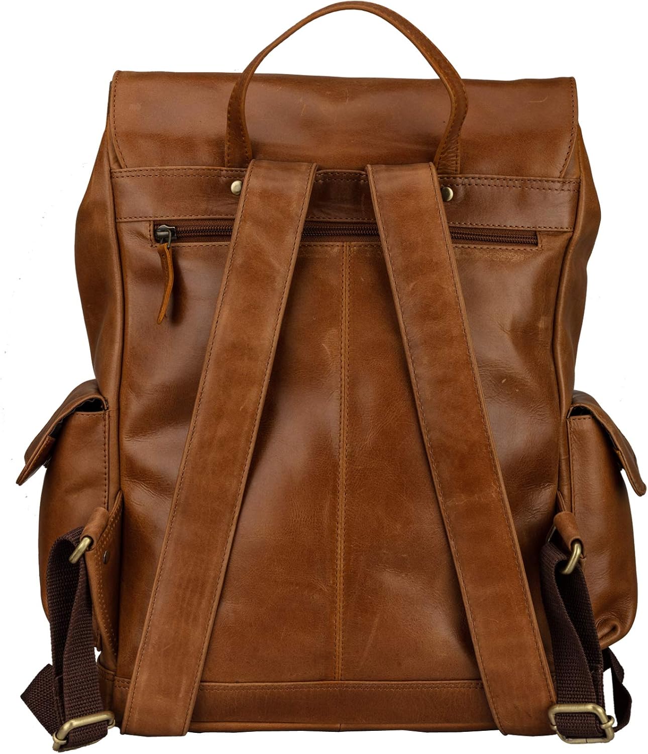 Buy 1 get 1 Finelaer Leather Hiking Backpack Men Get Discount 70% Price Finelaer Leather Hiking Backpack Men