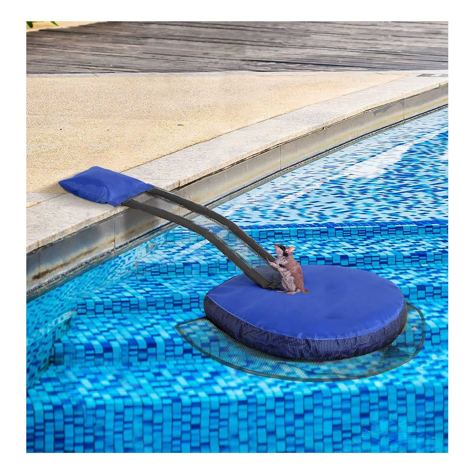 TRUSOVA Rampa De Rescate para Piscina, Rampa De Escape De Ahorro De Animales, Rampa De Escape De Ahorro De Mascotas PequeñOs Nadando Ranas Abejas PáJaros Ardillas,67 x 46 cm