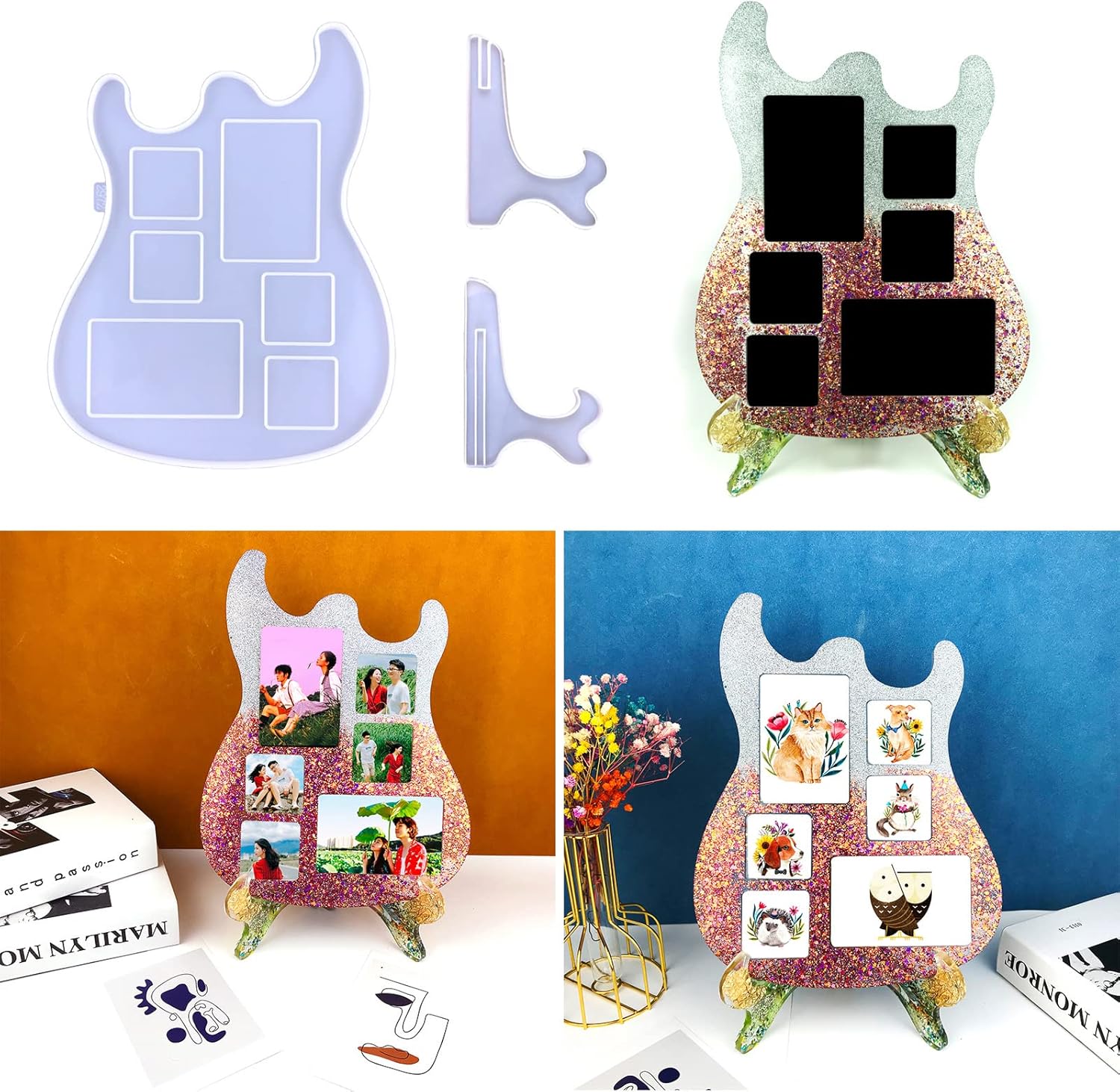 Playing Mold Photo Frame Resin Molds Silicone Resin Picture