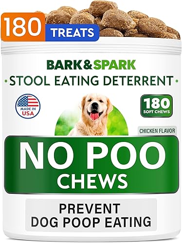 Miniatura 10 de BARK&SPARK NO Poo Treats - Evita el consumo de caca de perro - Tratamiento de coprofagia - Disuasorio para comer heces - Probióticos y enzimas -