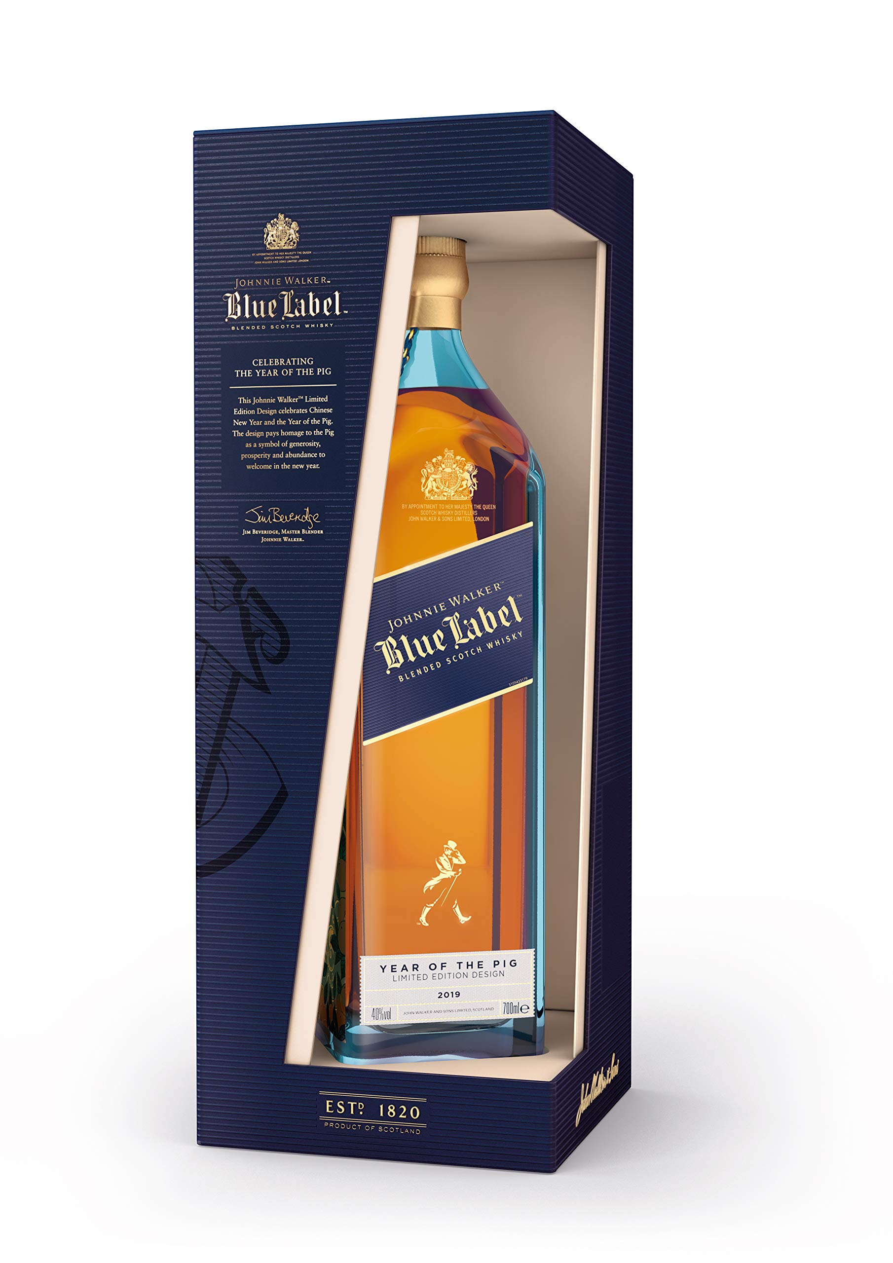 JOHNNIE WALKER BLUE LABEL CELEBRATING THE YEAR OF THE PIG 70 CL