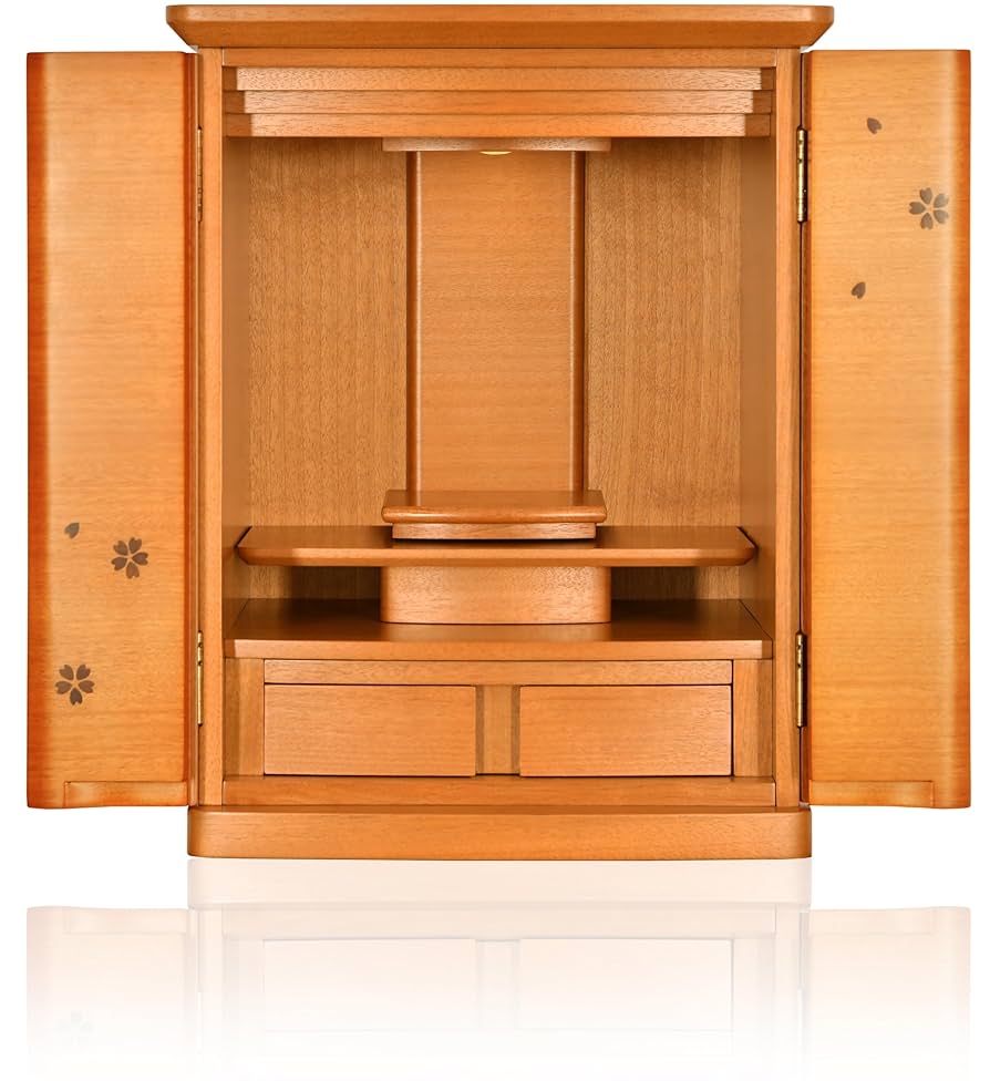 Amazon｜仏壇 ミニ コンパクト 桜 モダン ナチュラル 北欧風 16