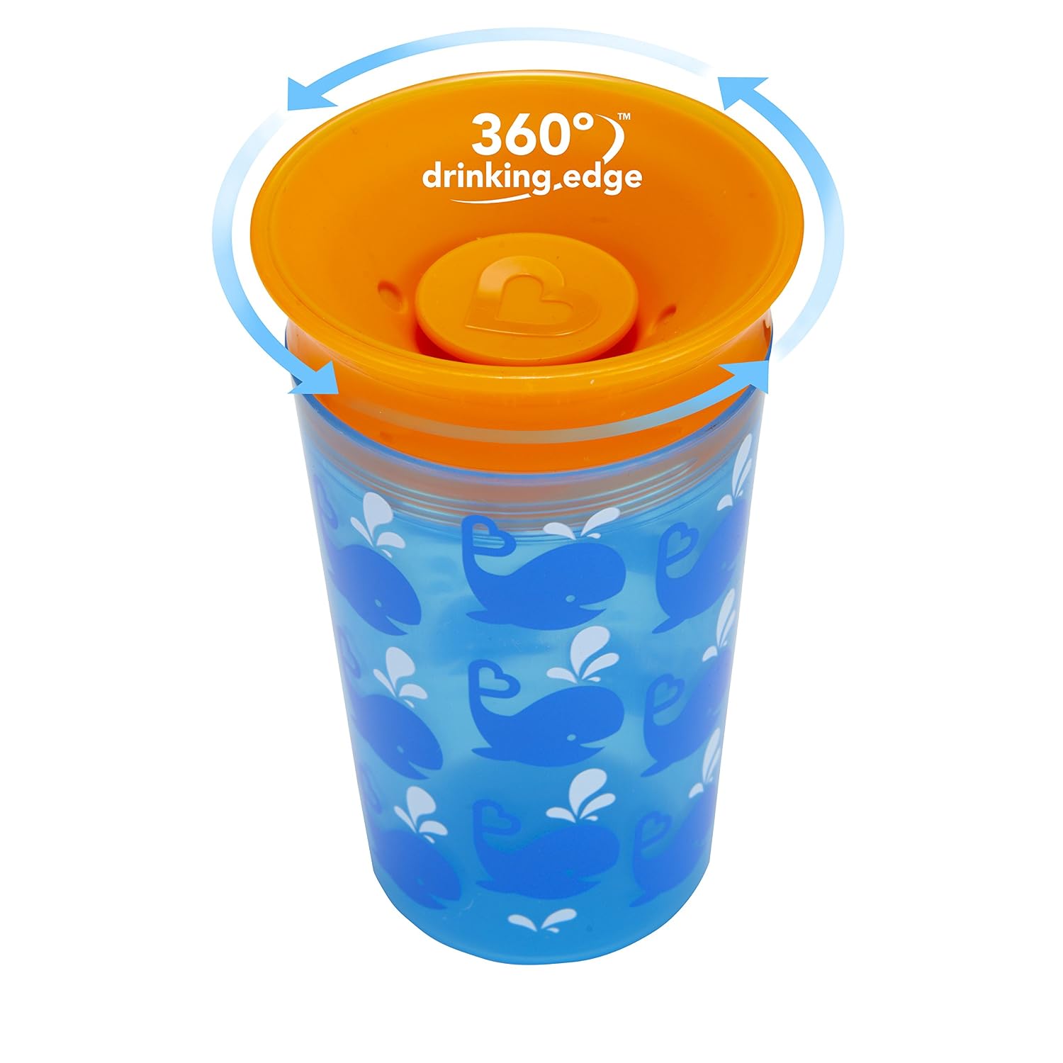 Munchkin Miracle 360 Sippy Cup, Blue/Green, 2 Count