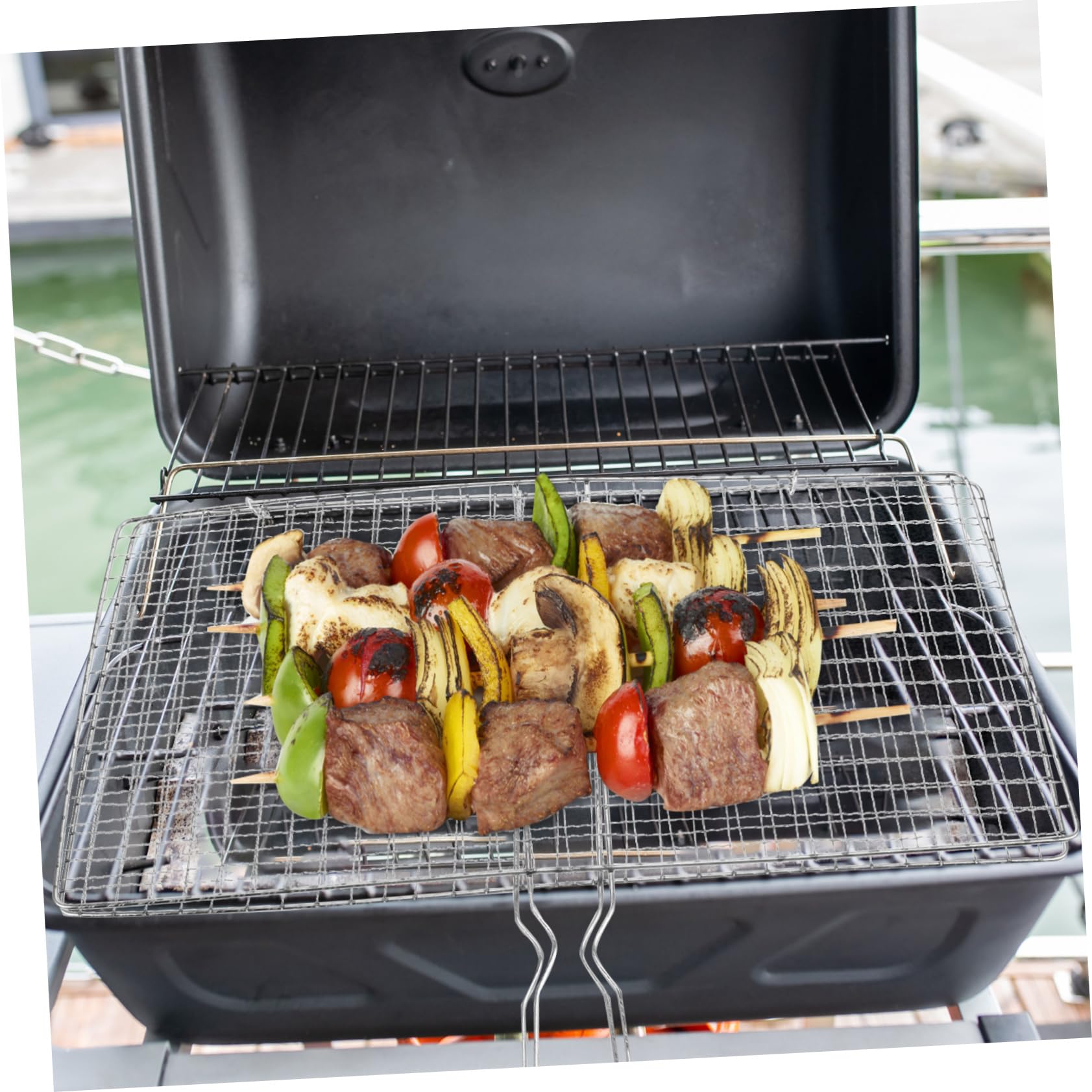 Cesta para Barbacoa, Parrilla para Pescado Y Verduras, Accesorio Portátil