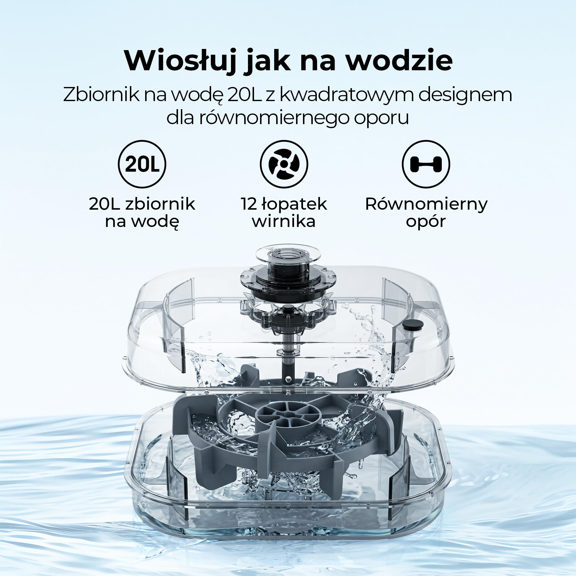 M1 wioślarz do domu – składany i zajmuje mało miejsca, z drewna kauczukowego z certyfikatem FSC, ze zbiornikiem na wodę 20 l, monitor LCD, Bluetooth, kompatybilny z mapą kinową, uchwyt na