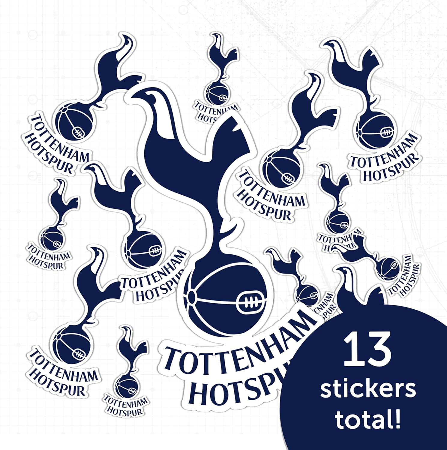 Desert Cactus Tottenham Hotspur Spurs Sticker Football Soccer Vinyl Decal Laptop Water Bottle Car Scrapbook Sheet T3 (Type 3-1) - Image 5