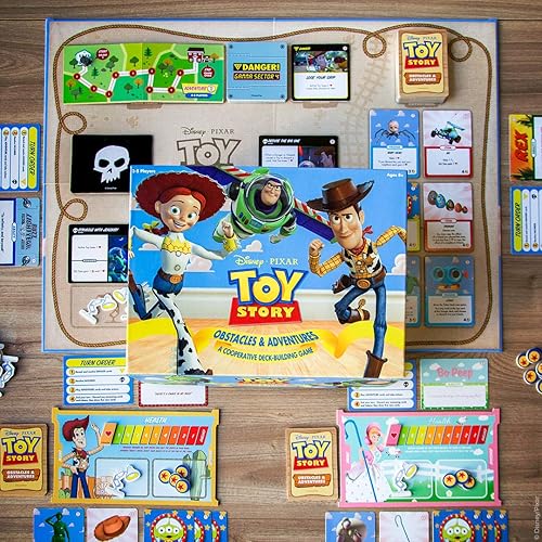 Miniatura 3 de Disney Pixar Toy Story Cooperative Deck Building Game | Juego de mesa familiar con personajes y obras de arte de películas de Toy Story y
