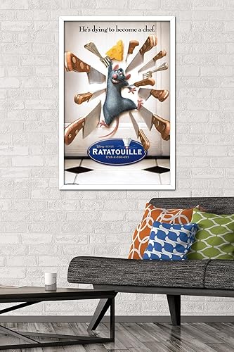 Vista 11 de Trends International Disney Pixar Ratatouille - One Sheet Wall Poster, 22.375" x 34", Black Framed Version