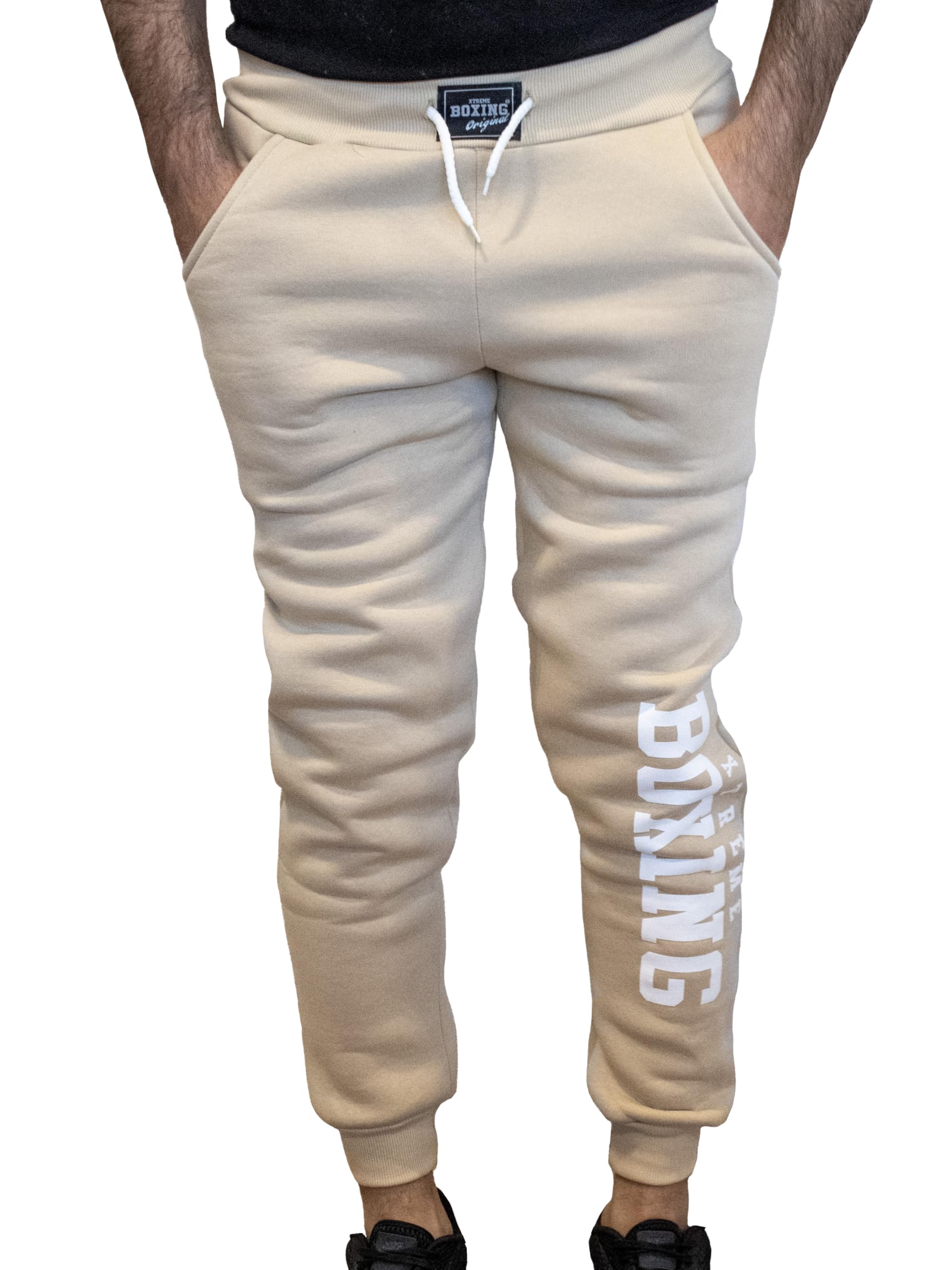 Pantaloni della Tuta, Joggers in Cotone Felpato per Uomo, Sportivi Caldi Ottimi per Casa, Palestra, Corsa, attività Sportiva, Jogging e Tempo Libero
