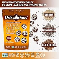 Vista 4 de Drizzilicious Mini Flavored Rice Cakes Cookies & Cream - Rice Crisps, Healthy Snack for Adults and Kids, Vegan, Gluten Free Snack, Only 90 Calories