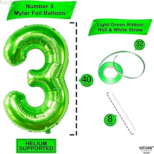 Miniatura 5 de Globos gigantes de color verde claro del número 30, 40 pulgadas, globo verde del número 30 para decoraciones de feliz cumpleaños de 30 para mujeres,