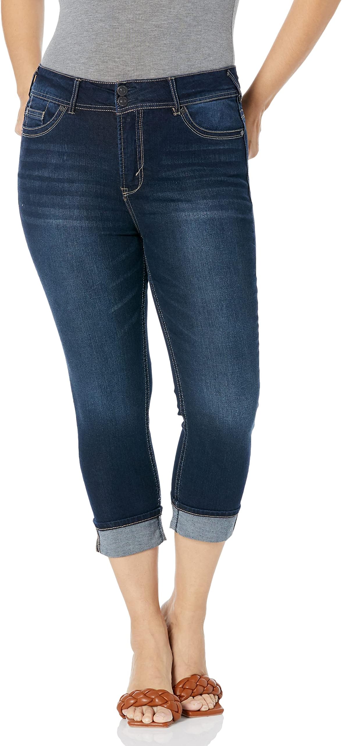 womens Instastretch Curvy Crop Jeans (pack of 1)