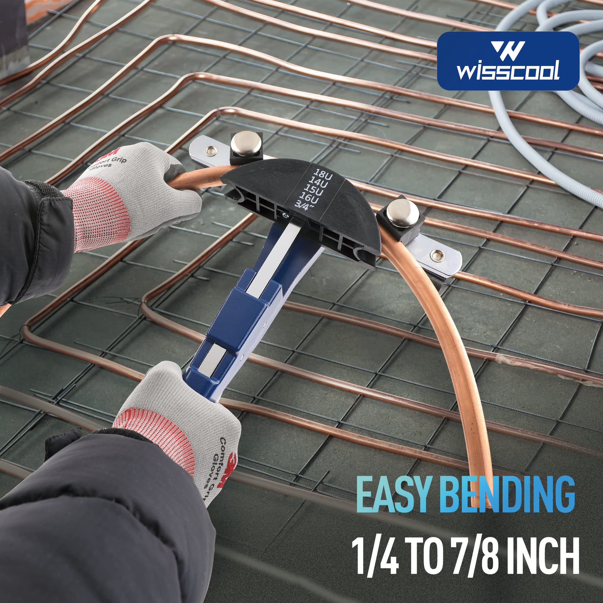 Amazon.co.jp: Wisscool チューブベンダーキット 1/4インチ-7/8インチ