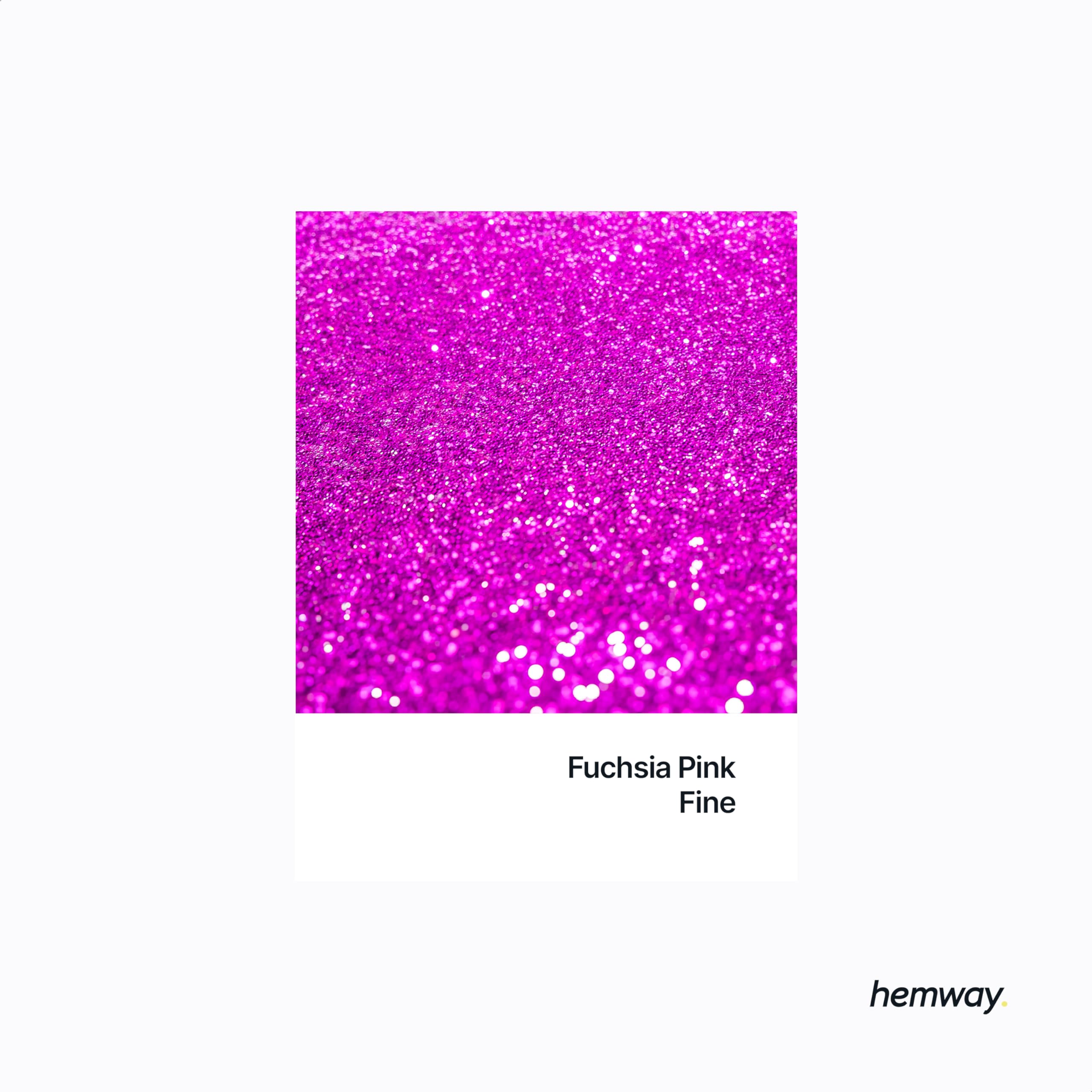 Hemway Glitter Shaker Fuchsia Pink 130g x2 Pack Fine, Craft Glitter Shakers for Resin & Epoxy Crafts, Christmas Art Supplies - Image 2