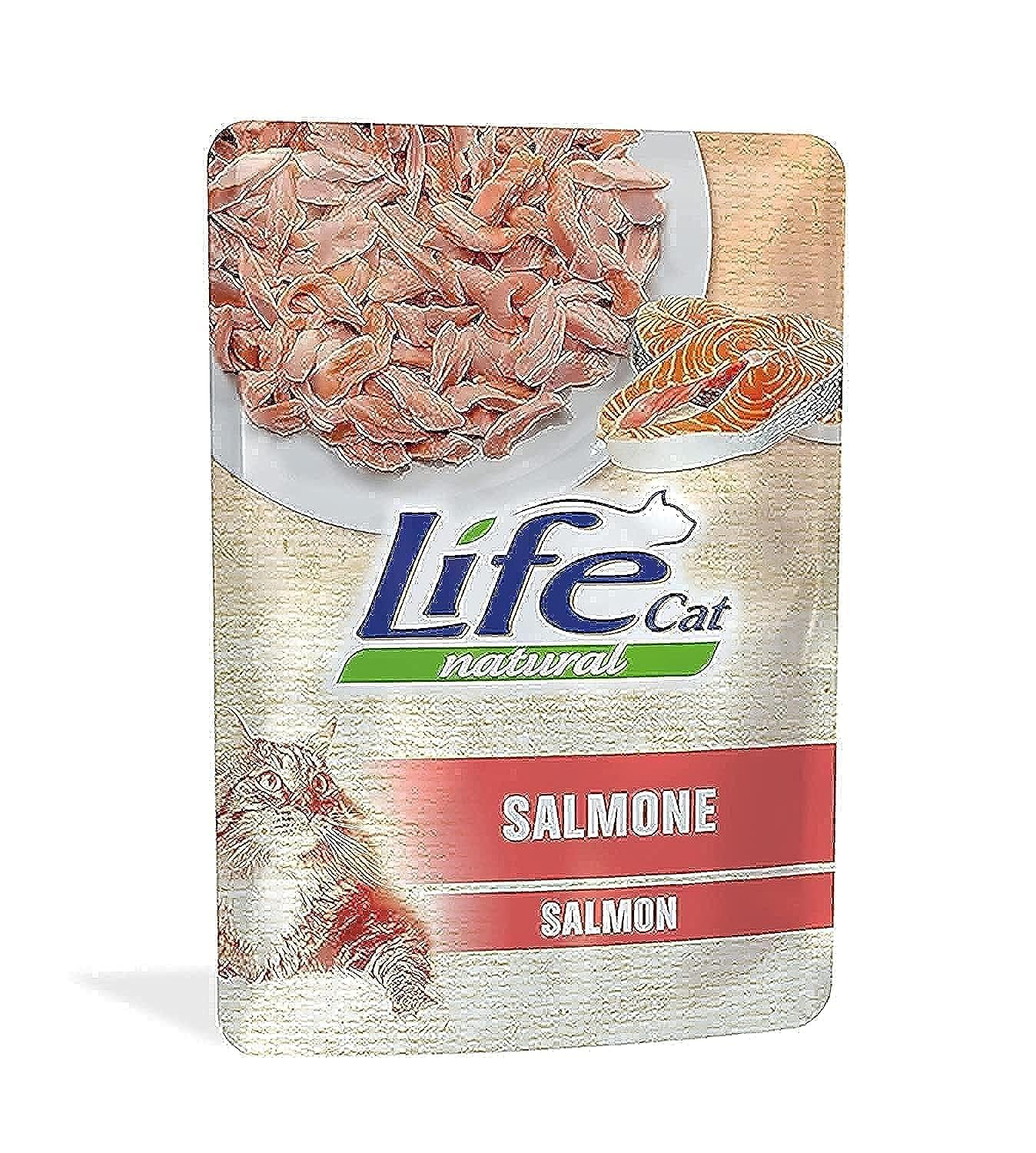 Life Cat Natural Lachs, Beutel 70 g