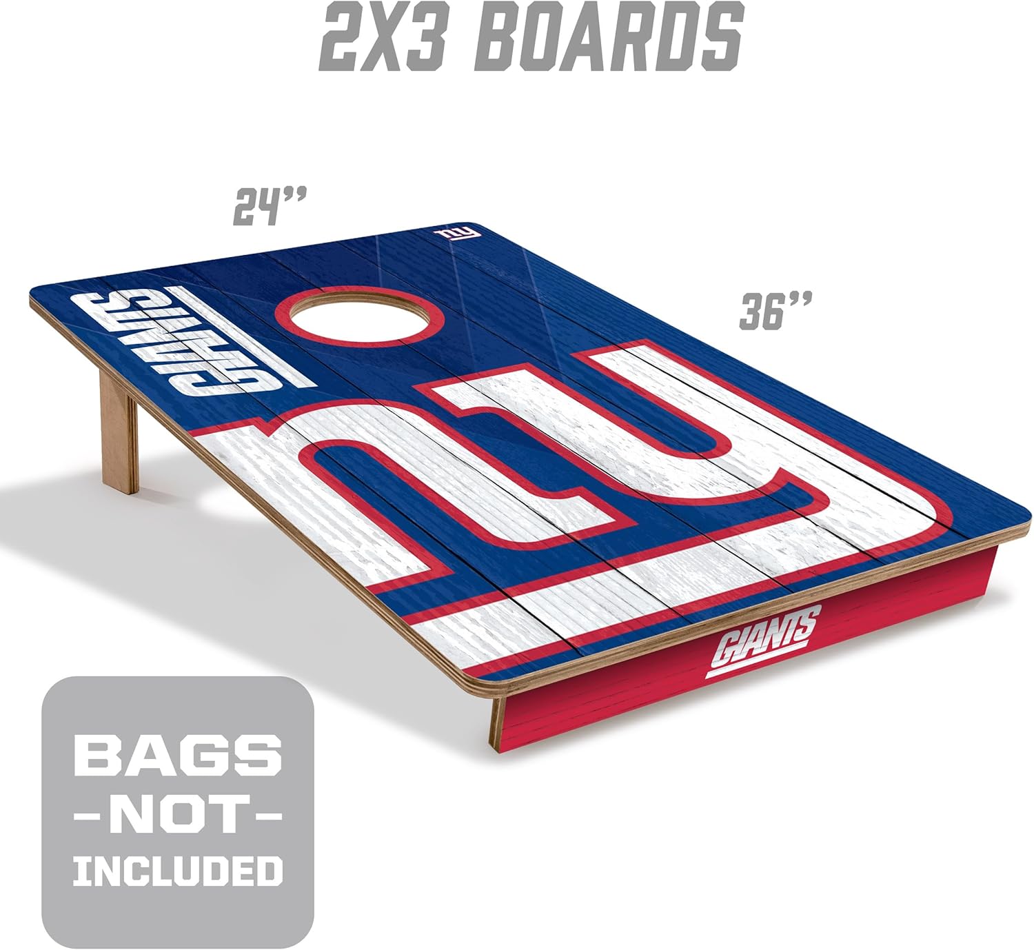 YouTheFan NFL 2’ x 3’ Wood Cornhole Game