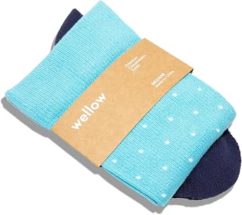 Wellow Knee High Compression Socks for Men & Women | 18-25 mmHg Made with Viscose from Bamboo | Nurses & Pregnancy Support | Relieves Swelling | Regular, SM, Maui Dot