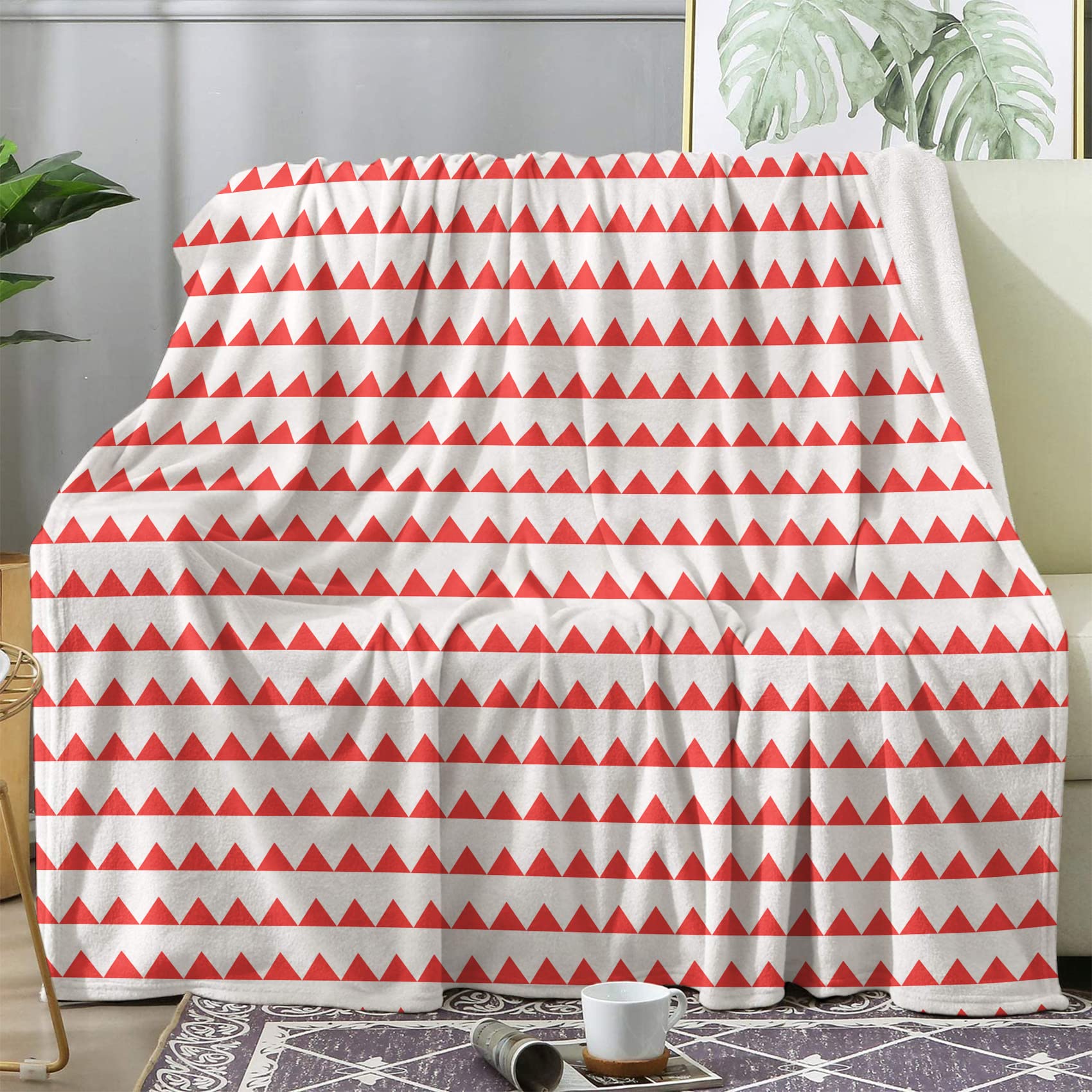 Couverture 2 personnes BUKITA en flanelle douce et chaude 220x240 cm