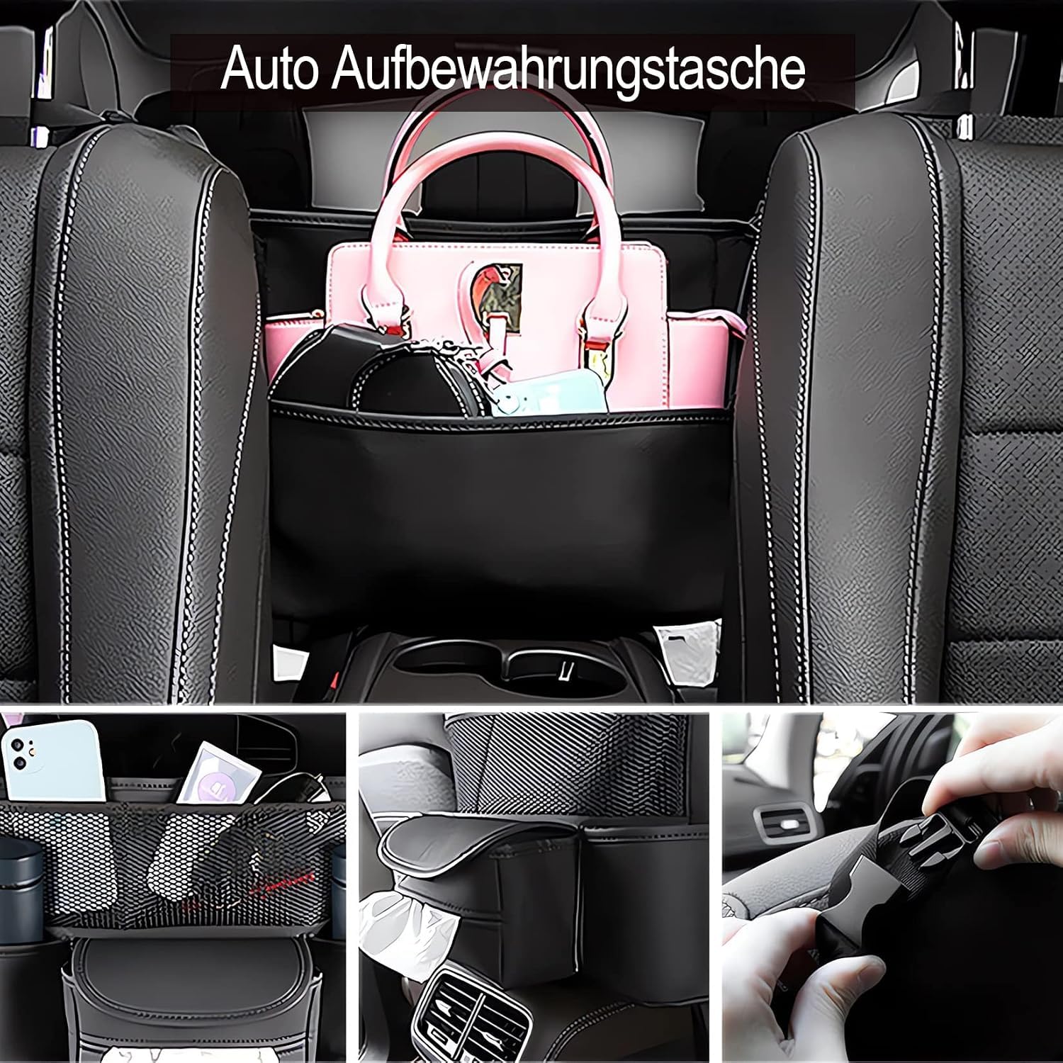 1 Pezzo Organizzatore per Auto per Mitsubishi Grandis 2025 2026 | specificamente per la gestione dello spazio tra i sedili anteriori e posteriori garantendo che i vostri oggetti essenziali