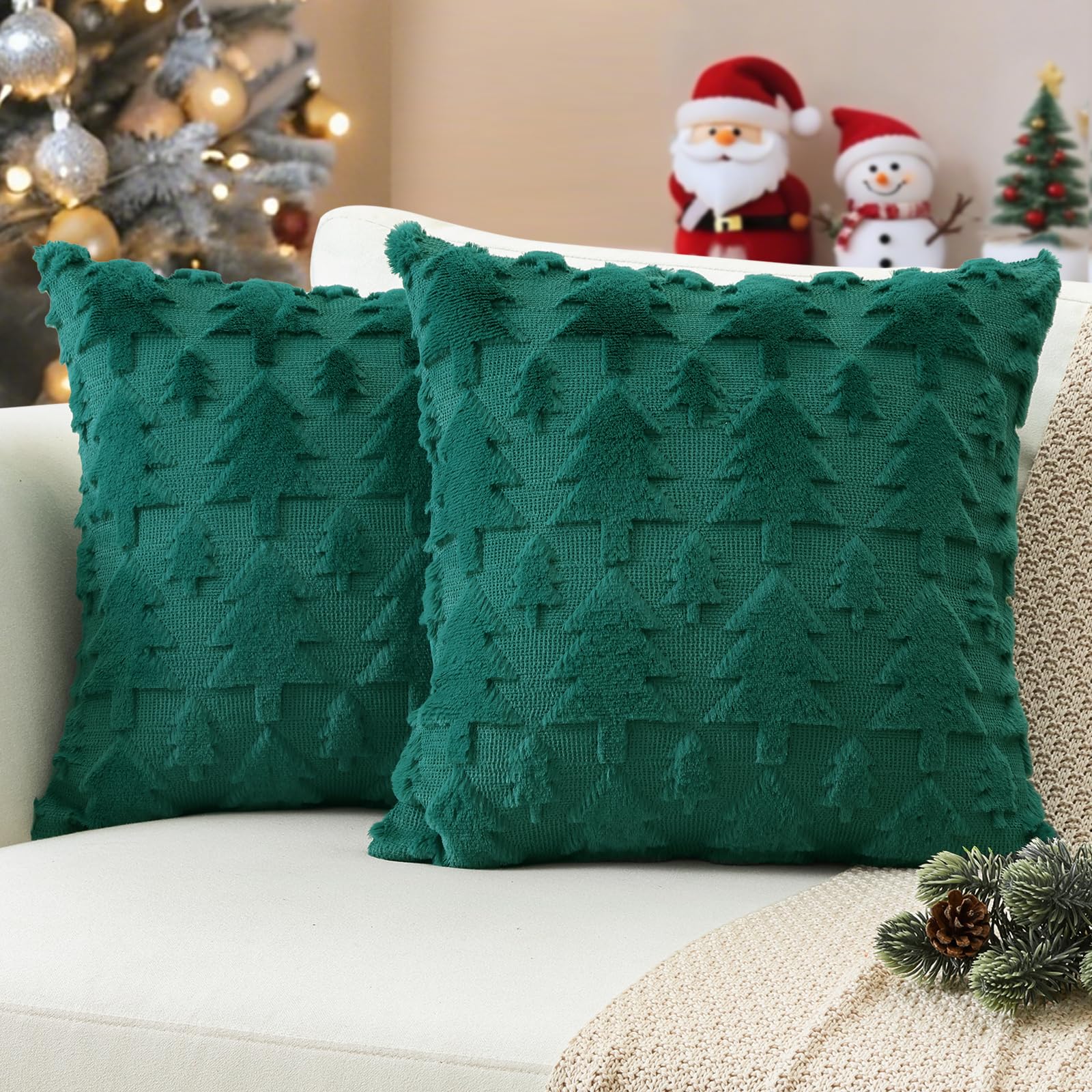 Rosie Rib Groen | 30 x 50 cm | Kussenhoes | Polyester - Gek op kussens