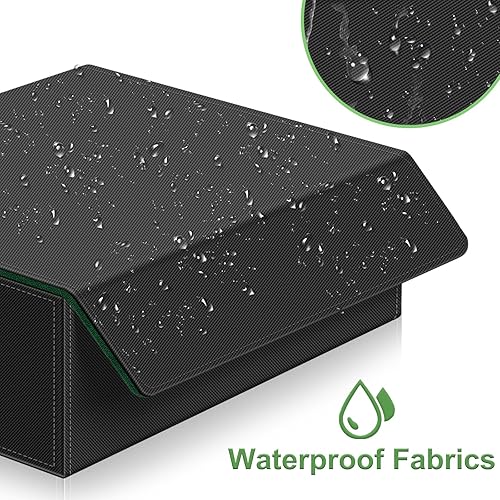 Miniatura 5 de Funda para cartas intercambiables, caja de almacenamiento de tarjetas con capacidad para más de 1800 tarjetas de una sola manga, cierre magnético de