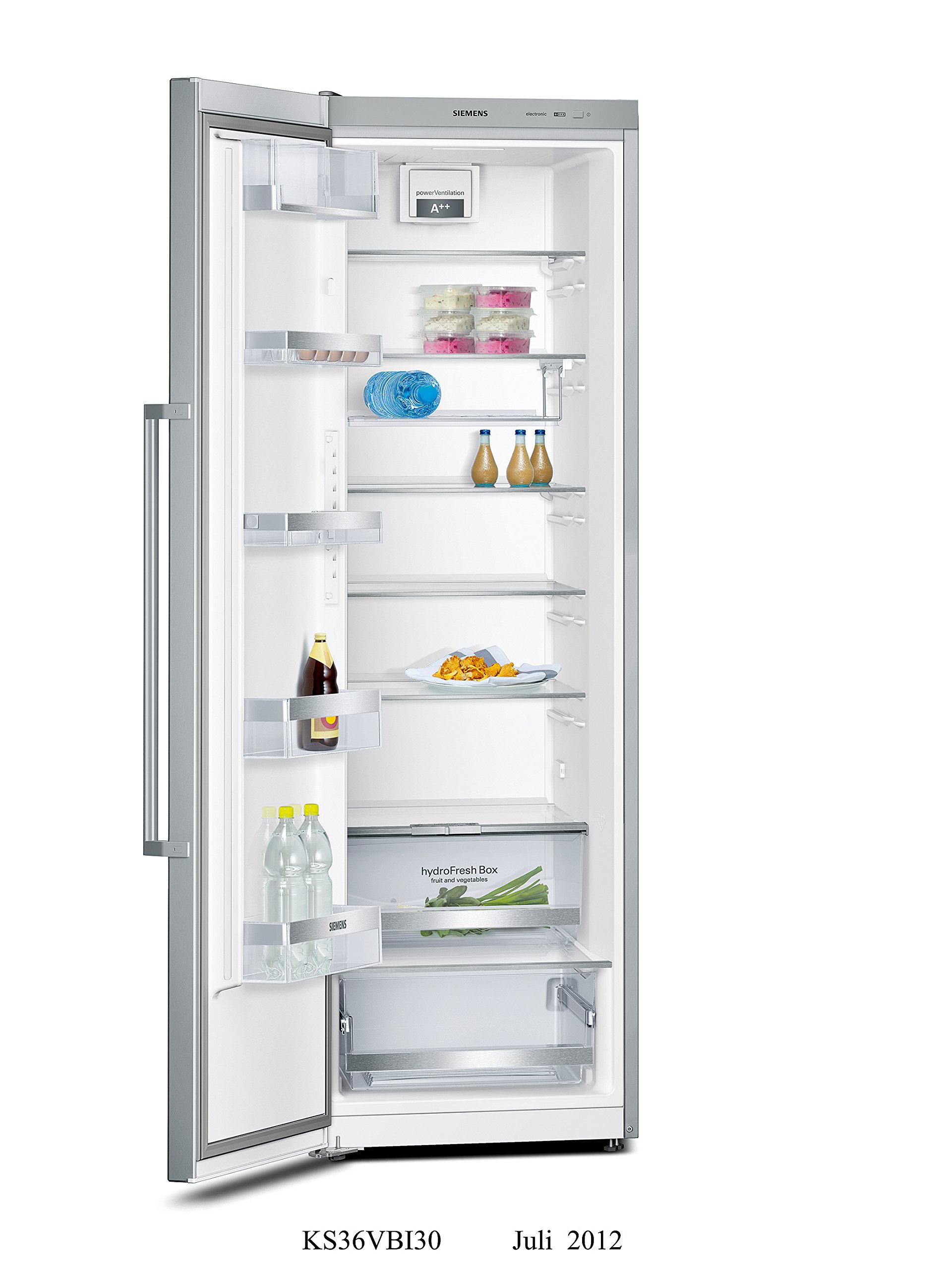 Siemens ks36vbi30 IQ500 Réfrigérateur/A + +/kühlen : 346 L/Acier inoxydable/Extension complète/freshshelf/Eco Plus