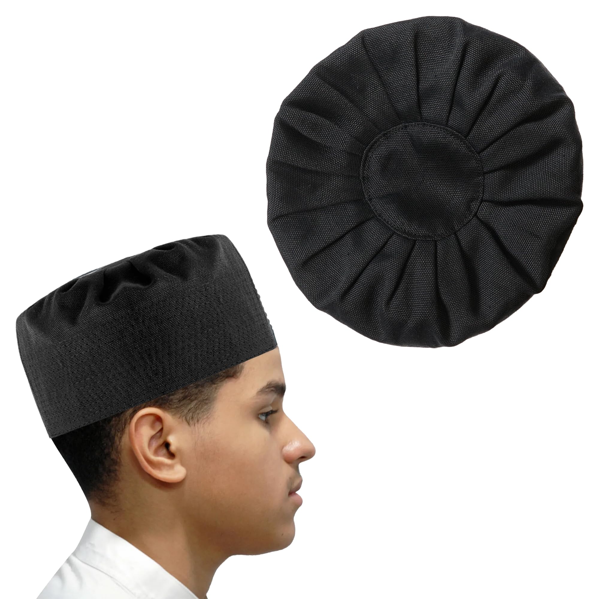 zoas NAMAZ CAP FOR MEN IN ROUND SHAPE SUFI TOPI FOR ISLAMIC PRAYER (NAMAZ)-picture-33