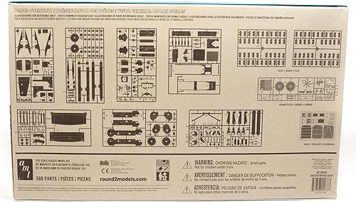 Miniatura 2 de AMT Kit de modelo de niveladora de construcción a escala 1:25, blanco (AMT1086)