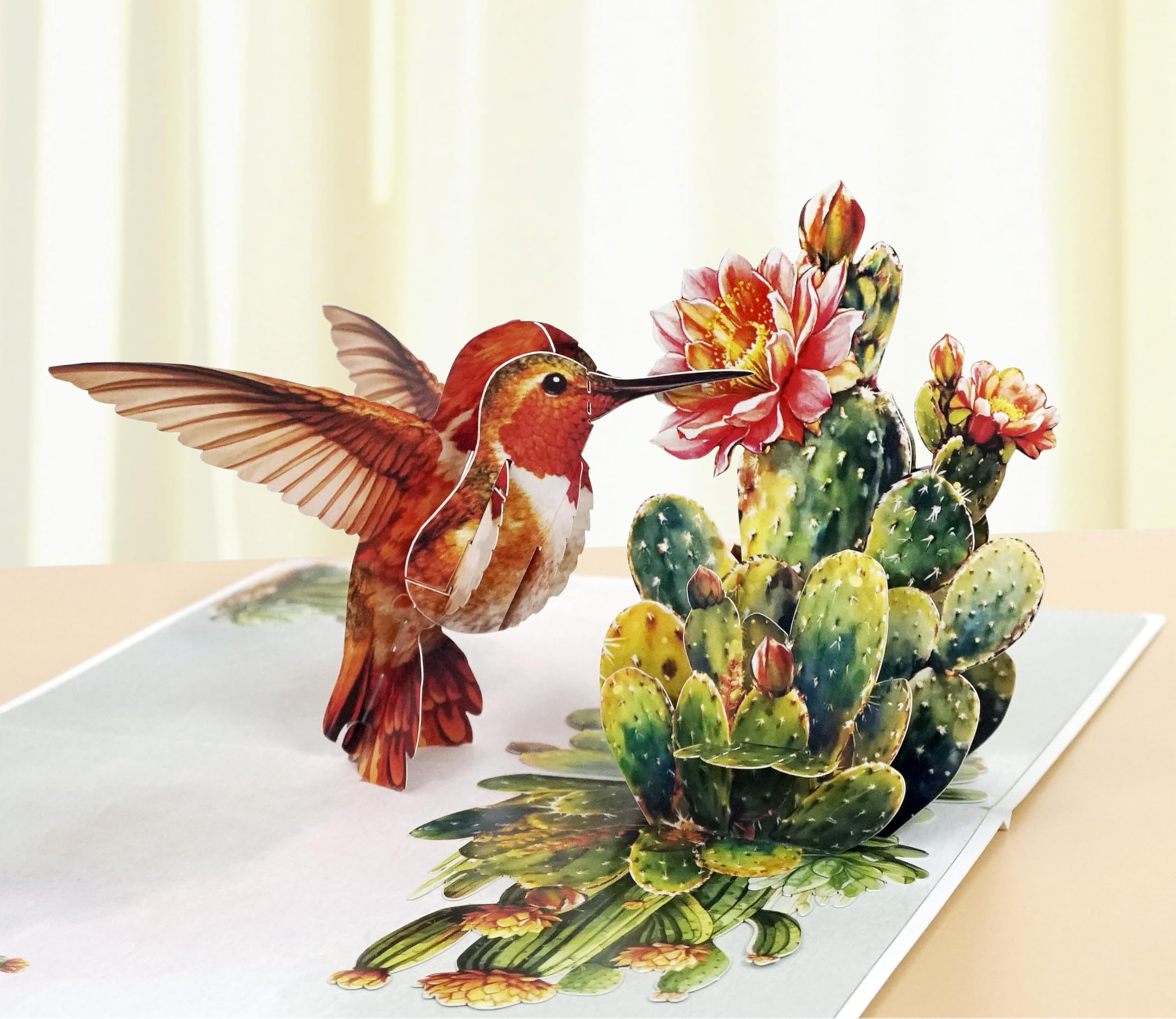 CUTPOPUP Hummingbird Happy Fathers Day Cards, Birthday Cards for Men, Husband Birthday Card, Dad Birthday Cards, 3D Gifts Card for Him Husband Dad Brother Son (Hummingbird FD) US8-SD280UK โ image 1