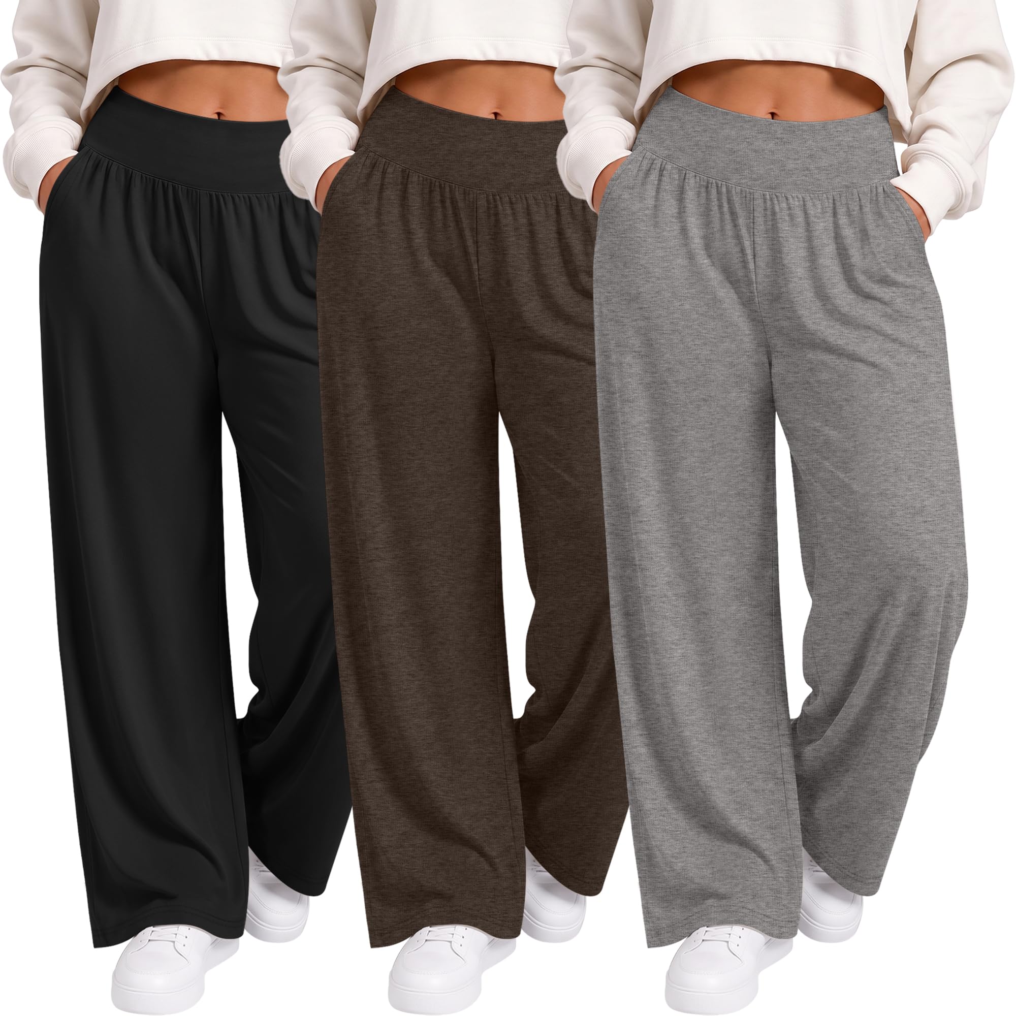 Neer 3 Pack Women Plus Size Yoga Pants