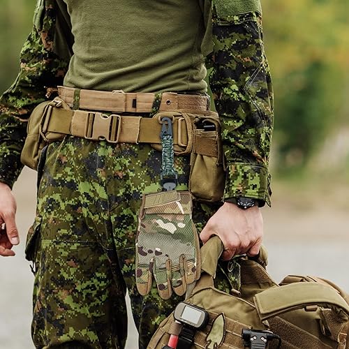 Miniatura 4 de MELOTOUGH Soporte táctico para guantes de trabajo para mochila táctica, cinturón de herramientas