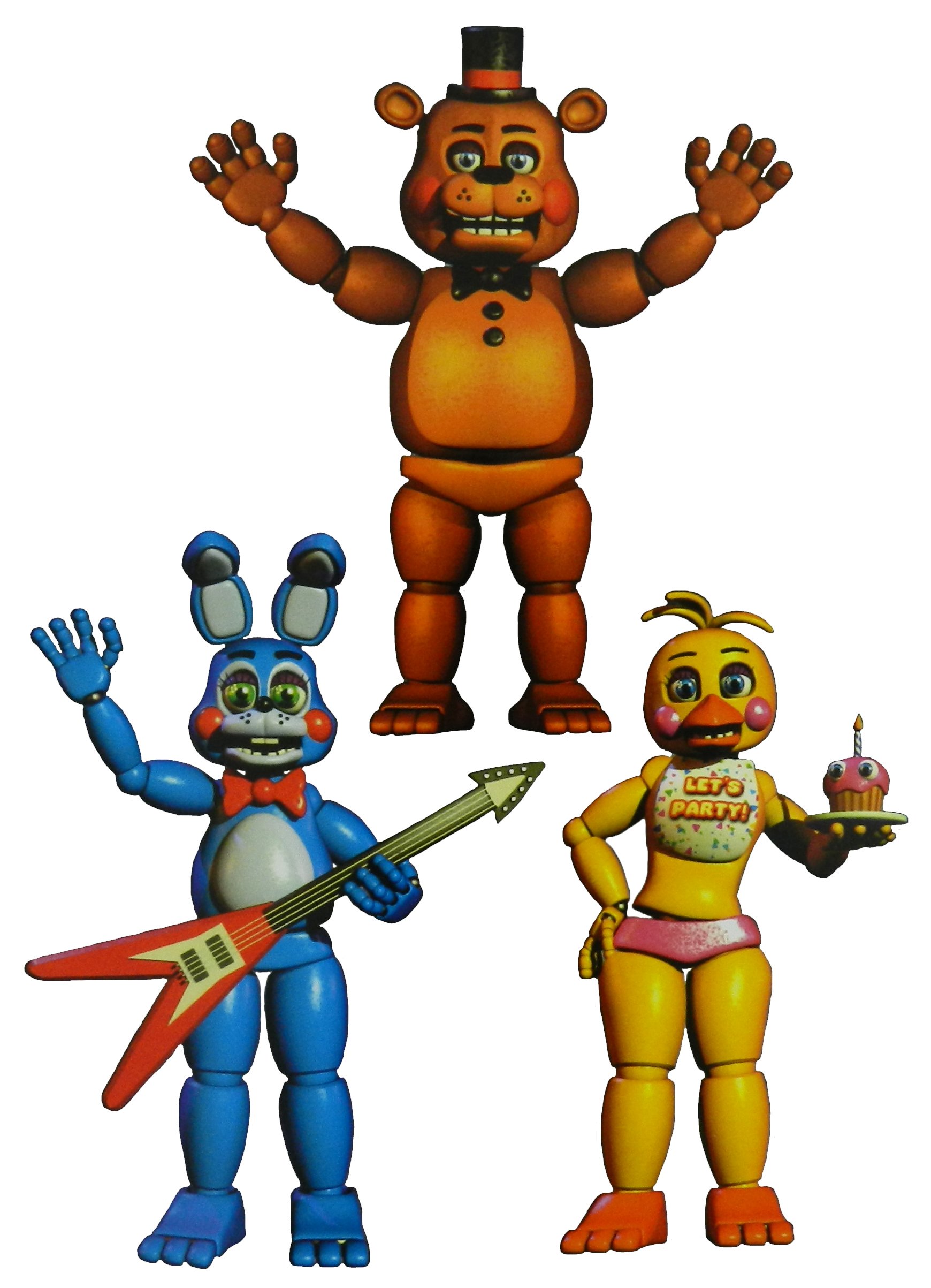 Amazon.com: Rubie's Forum Set of 3 Five Nights at Freddy's Jointed ...