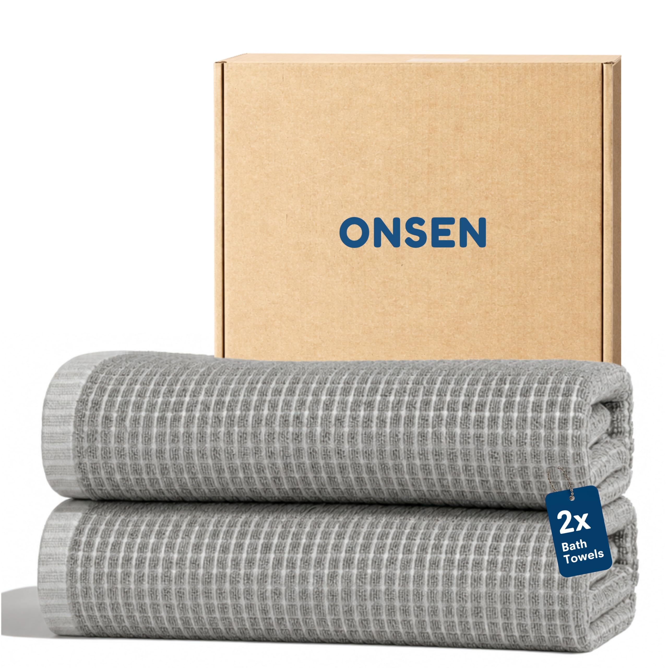 ONSEN Sculpted Terry Bath Towels